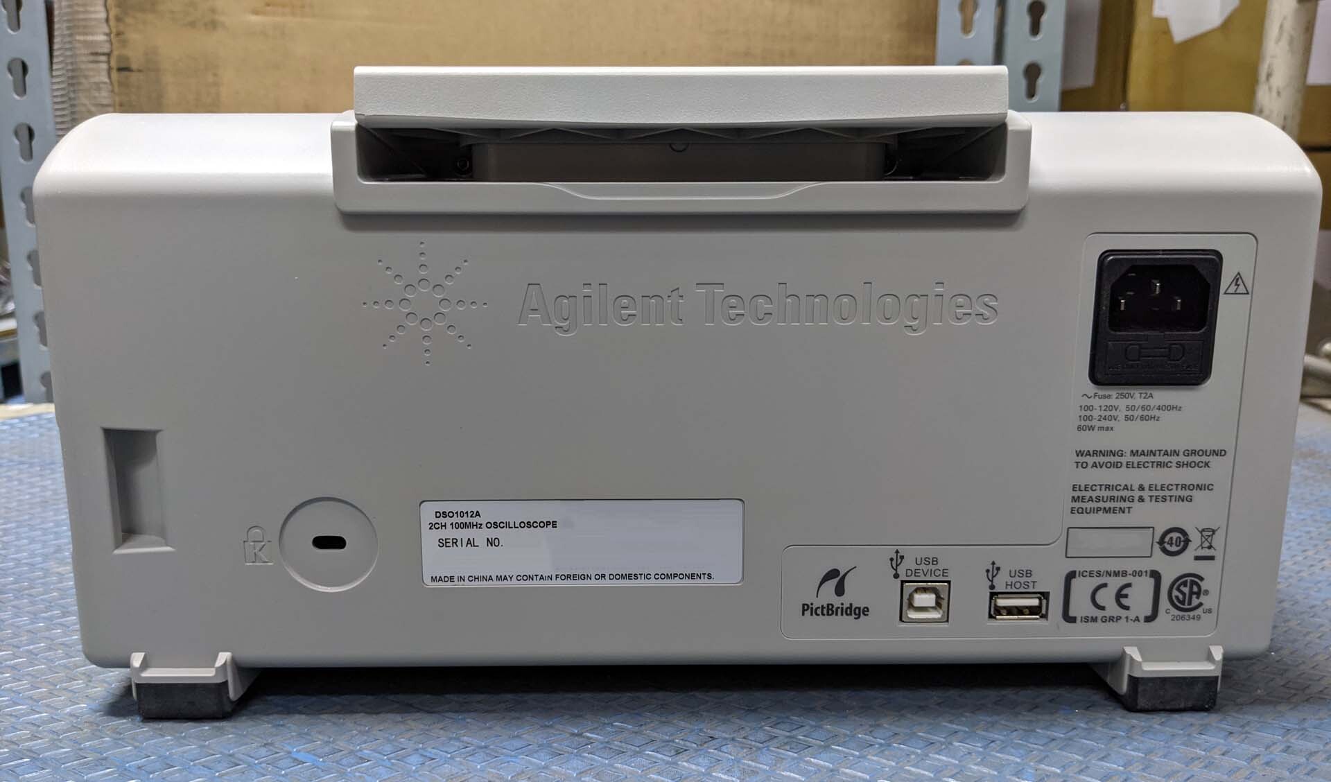 Photo Used AGILENT / HP / HEWLETT-PACKARD / KEYSIGHT DSO1012A For Sale