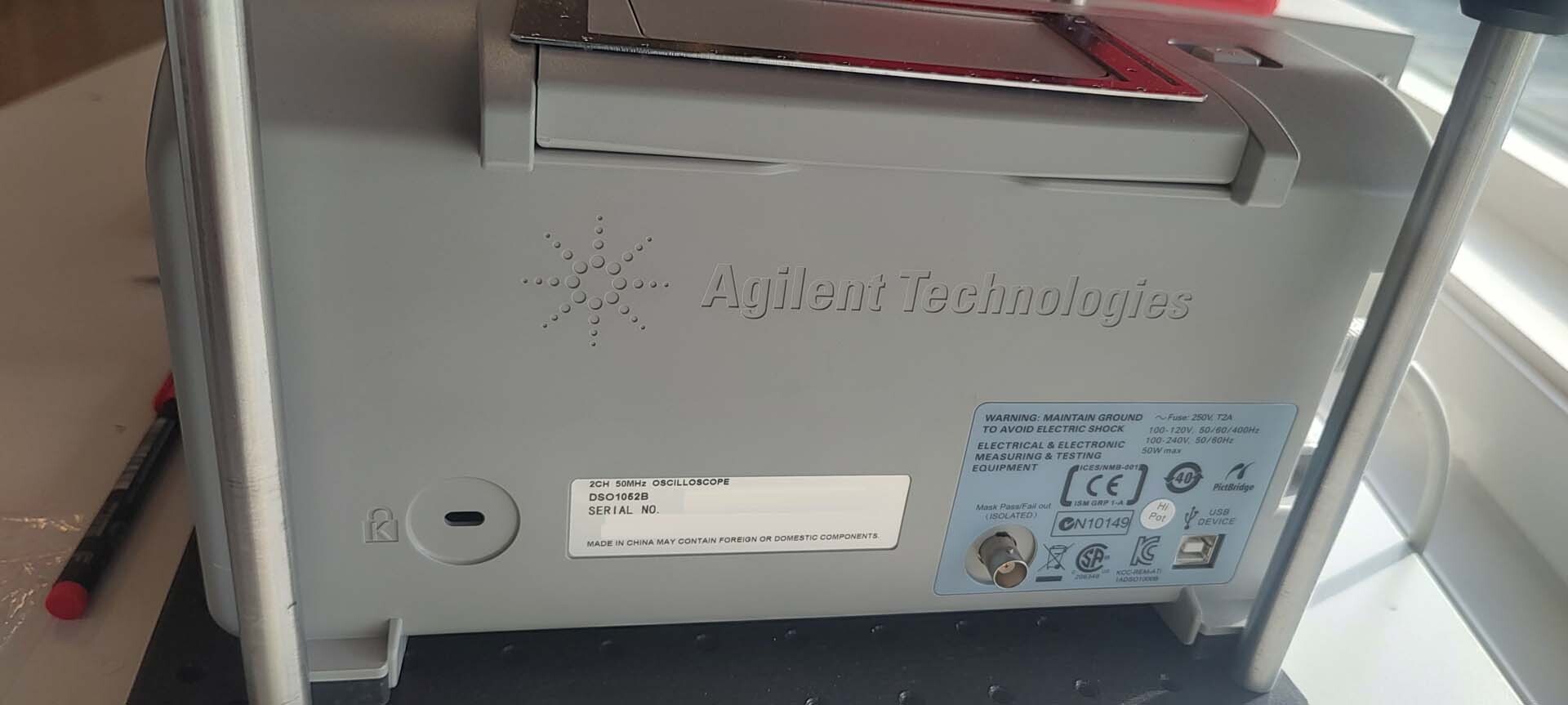 Photo Used AGILENT / HP / HEWLETT-PACKARD / KEYSIGHT DSO1052B For Sale