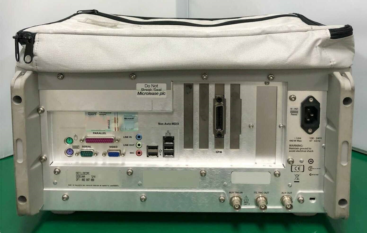 图为 已使用的 AGILENT / HP / HEWLETT-PACKARD / KEYSIGHT DSO8104A 待售