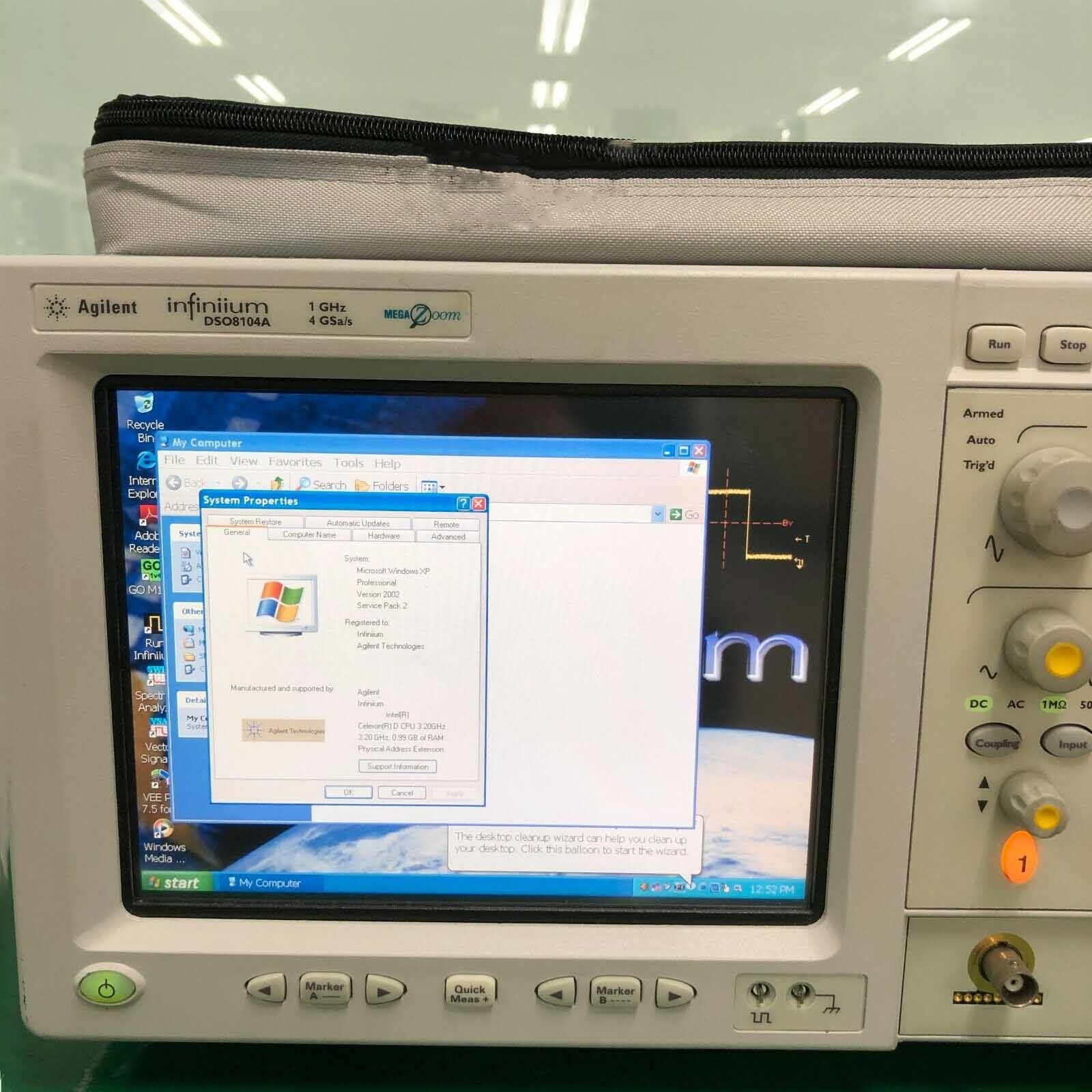 图为 已使用的 AGILENT / HP / HEWLETT-PACKARD / KEYSIGHT DSO8104A 待售