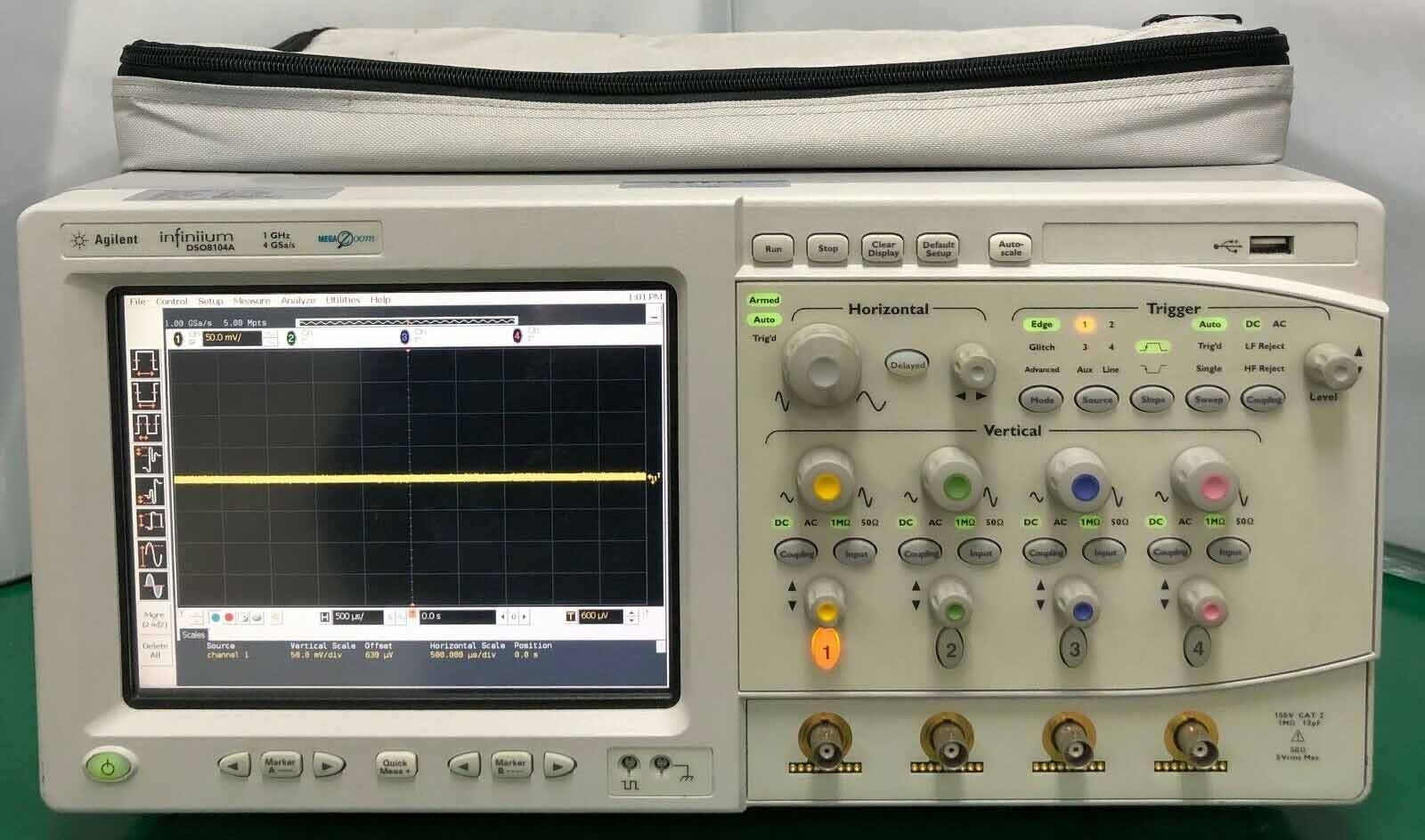 圖為 已使用的 AGILENT / HP / HEWLETT-PACKARD / KEYSIGHT DSO8104A 待售