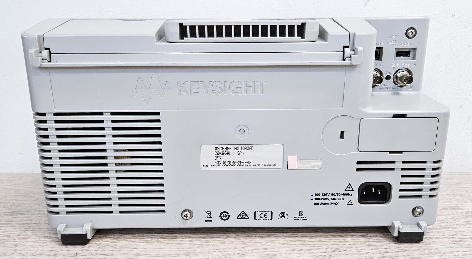 사진 사용됨 AGILENT / HP / HEWLETT-PACKARD / KEYSIGHT DSOX3034A 판매용