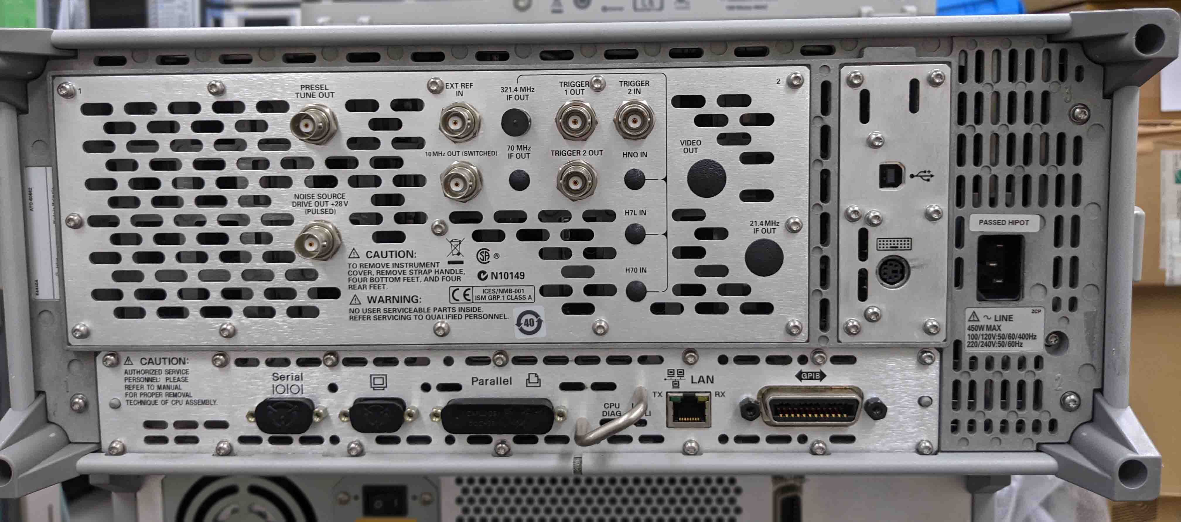 图为 已使用的 AGILENT / HP / HEWLETT-PACKARD / KEYSIGHT E4440A 待售