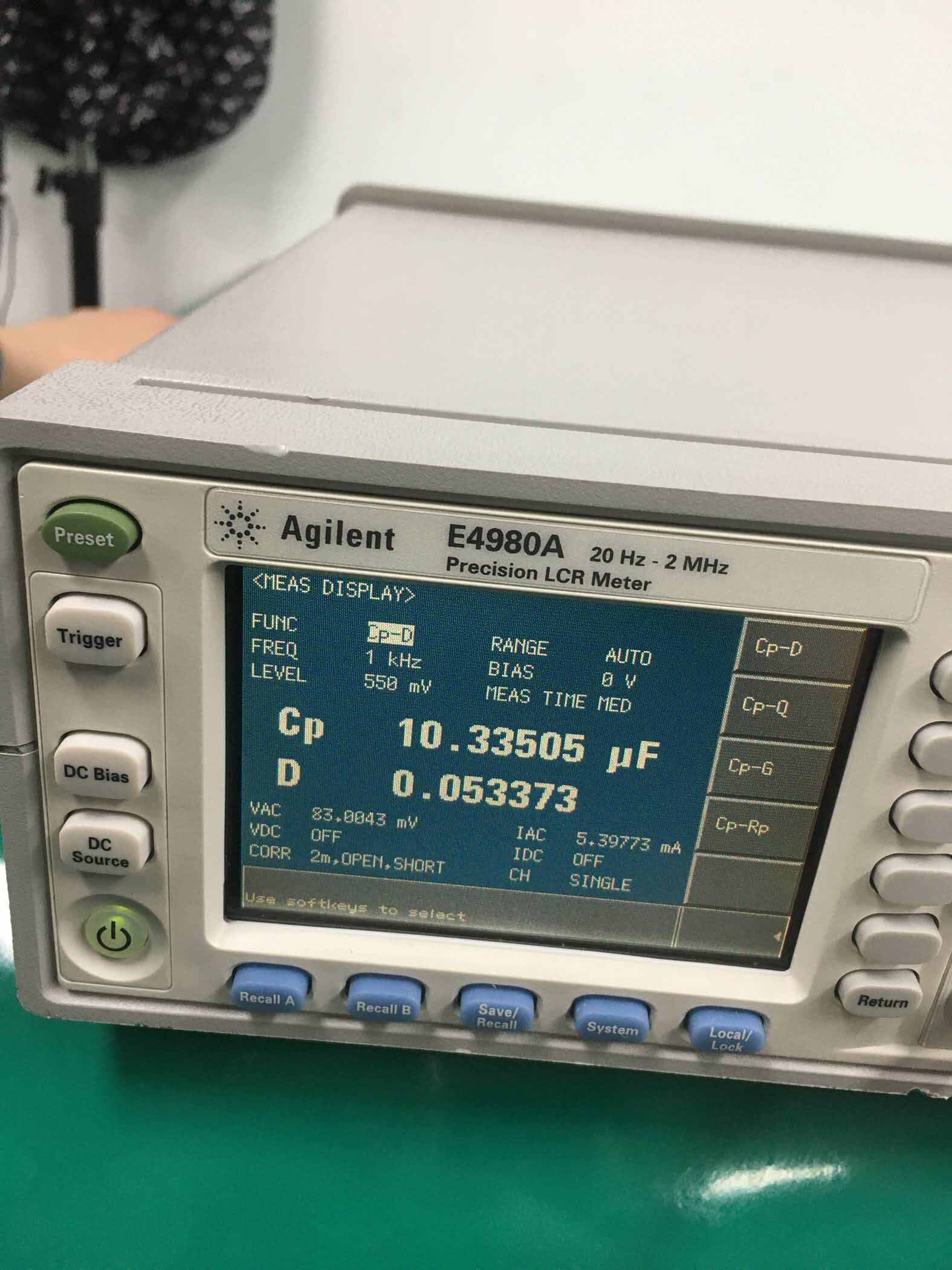 Photo Used AGILENT / HP / HEWLETT-PACKARD / KEYSIGHT E4980A For Sale