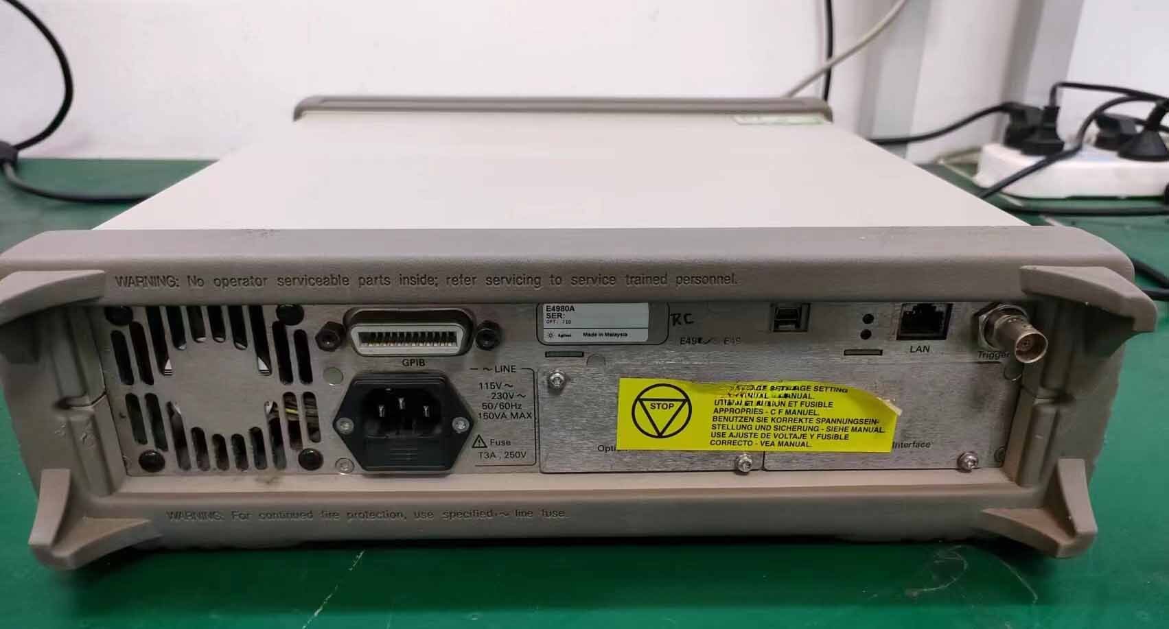 Foto Verwendet AGILENT / HP / HEWLETT-PACKARD / KEYSIGHT E4980A Zum Verkauf