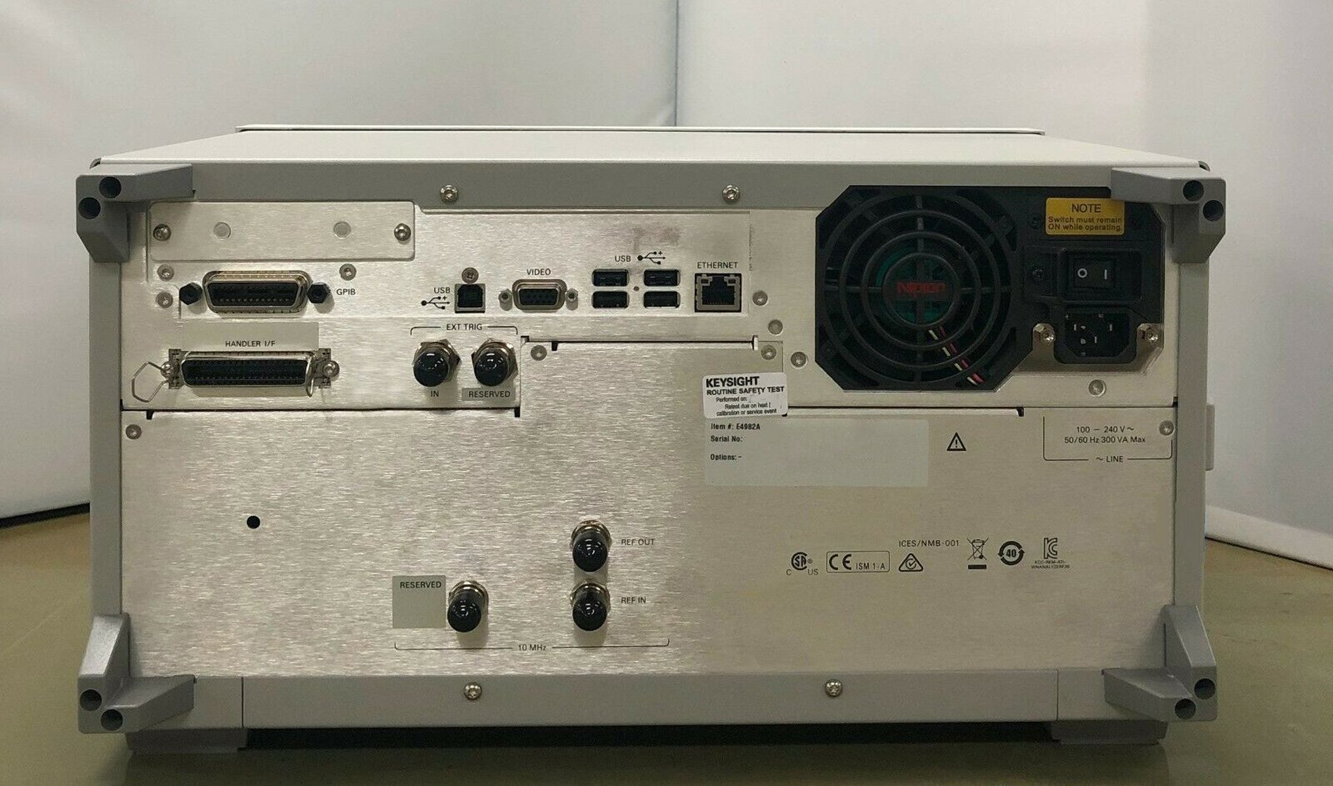 Photo Used AGILENT / HP / HEWLETT-PACKARD / KEYSIGHT E4982A For Sale