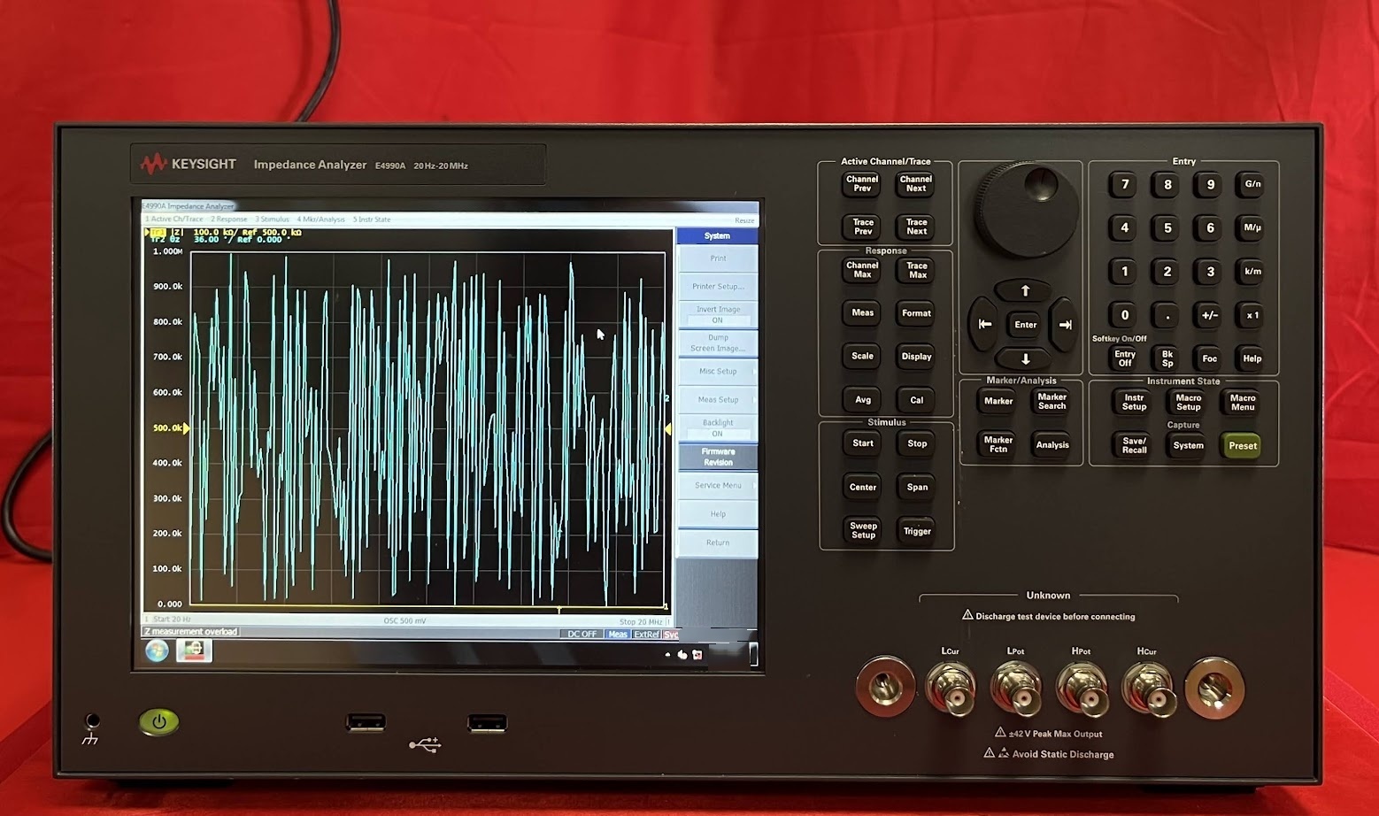 Foto Verwendet AGILENT / HP / HEWLETT-PACKARD / KEYSIGHT E4990A Zum Verkauf