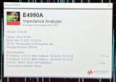 Foto Verwendet AGILENT / HP / HEWLETT-PACKARD / KEYSIGHT E4990A Zum Verkauf