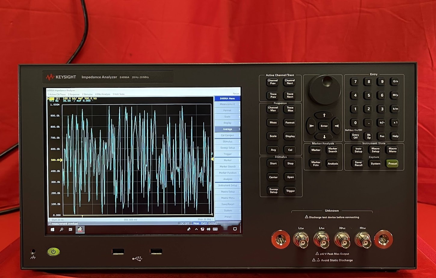 Foto Verwendet AGILENT / HP / HEWLETT-PACKARD / KEYSIGHT E4990A Zum Verkauf