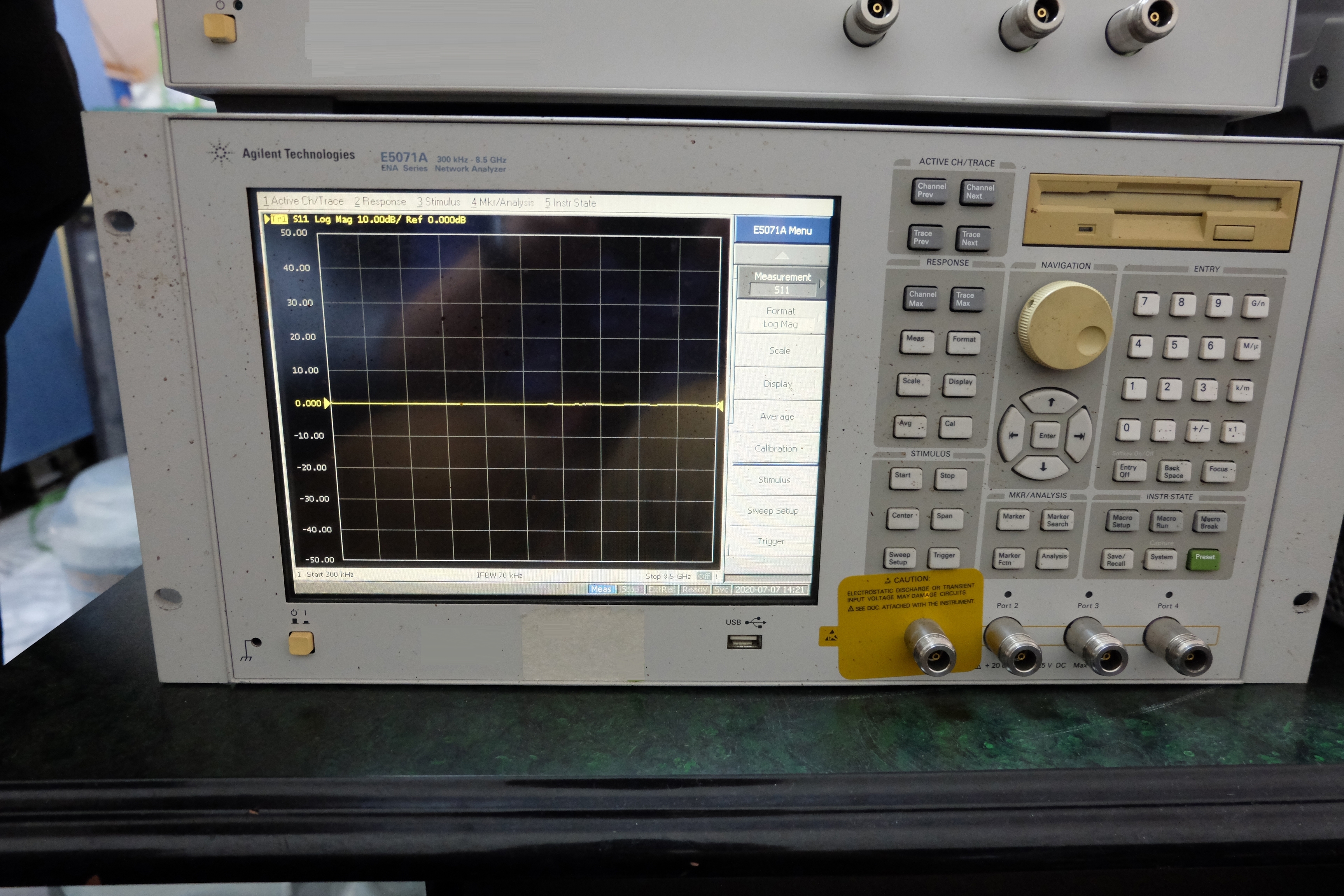 圖為 已使用的 AGILENT / HP / HEWLETT-PACKARD / KEYSIGHT E5071A 待售