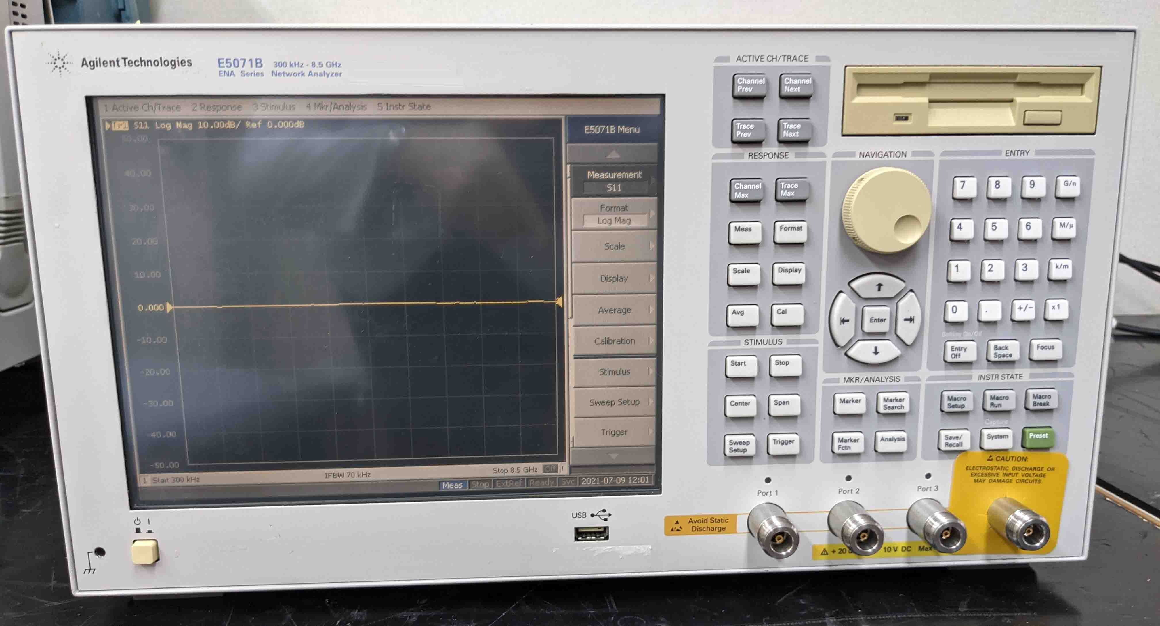 图为 已使用的 AGILENT / HP / HEWLETT-PACKARD / KEYSIGHT E5071B 待售