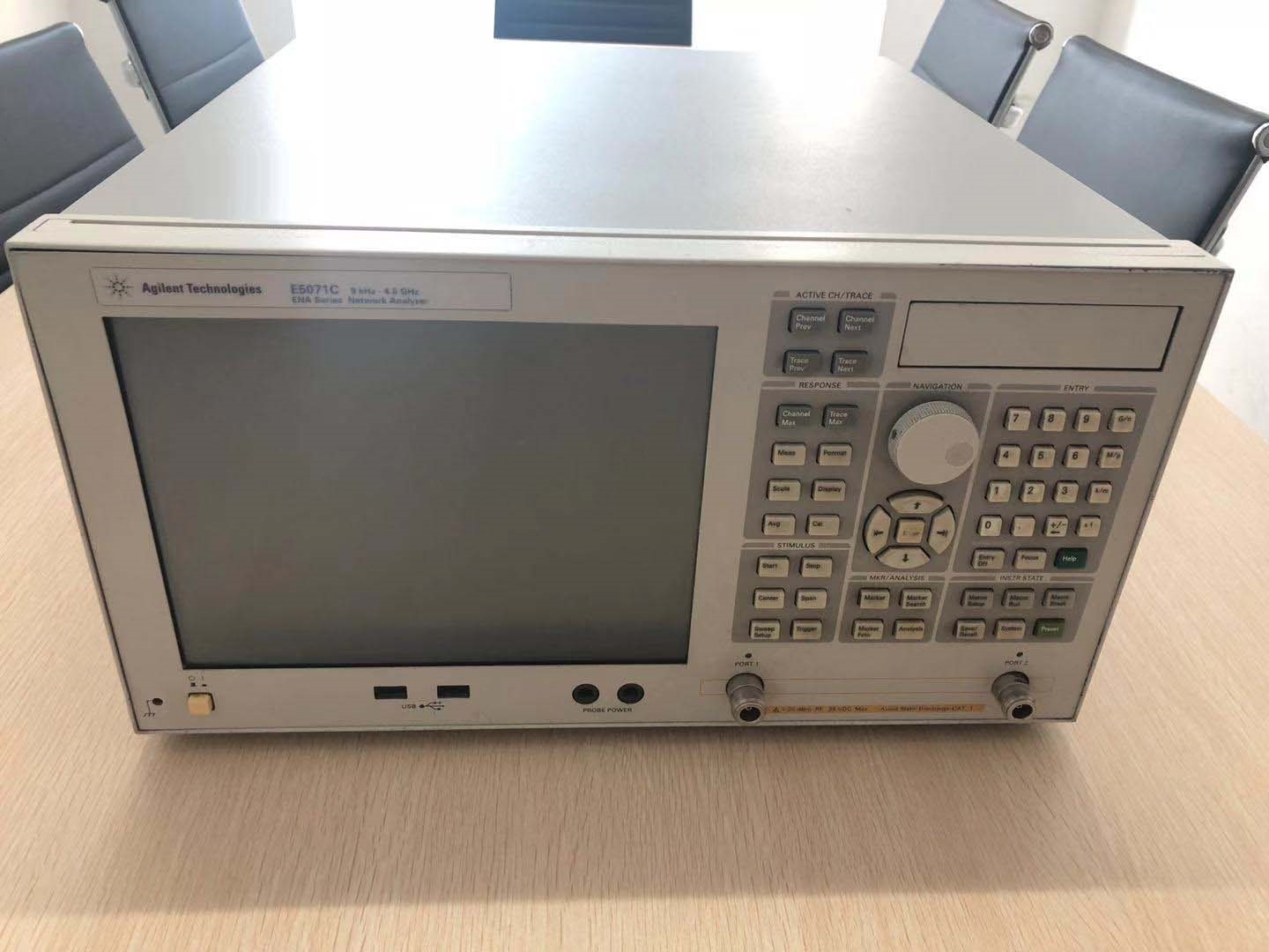 图为 已使用的 AGILENT / HP / HEWLETT-PACKARD / KEYSIGHT E5071C 待售