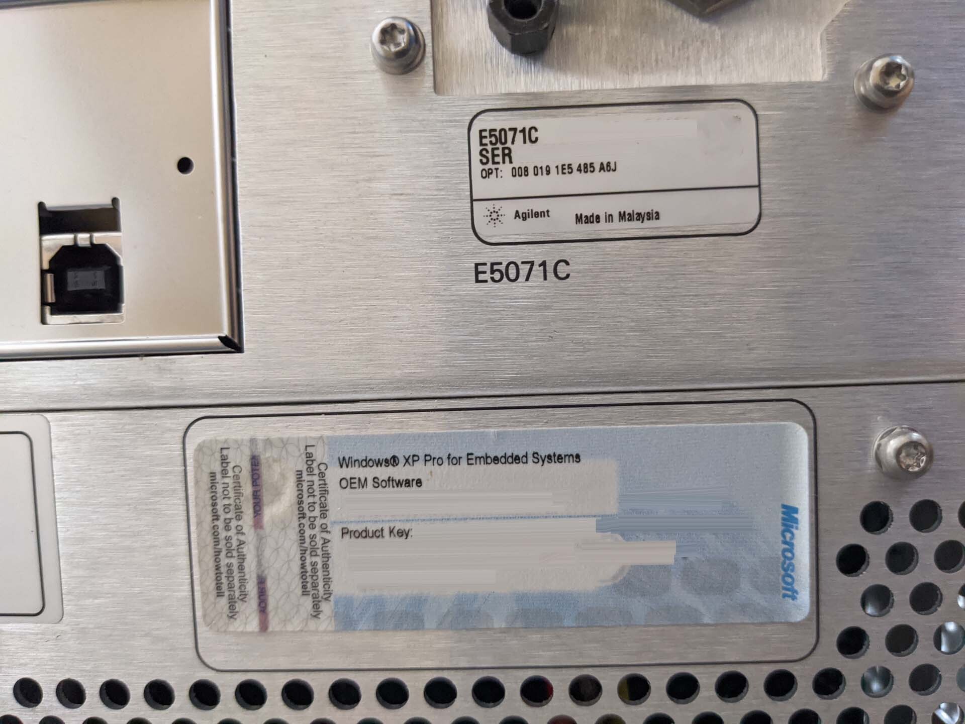 Photo Utilisé AGILENT / HP / HEWLETT-PACKARD / KEYSIGHT E5071C À vendre