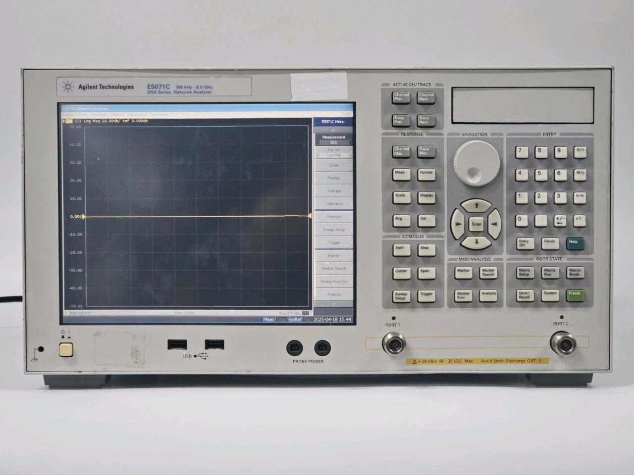 图为 已使用的 AGILENT / HP / HEWLETT-PACKARD / KEYSIGHT E5071C 待售