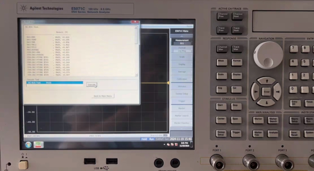 フォト（写真） 使用される AGILENT / HP / HEWLETT-PACKARD / KEYSIGHT E5071C 販売のために