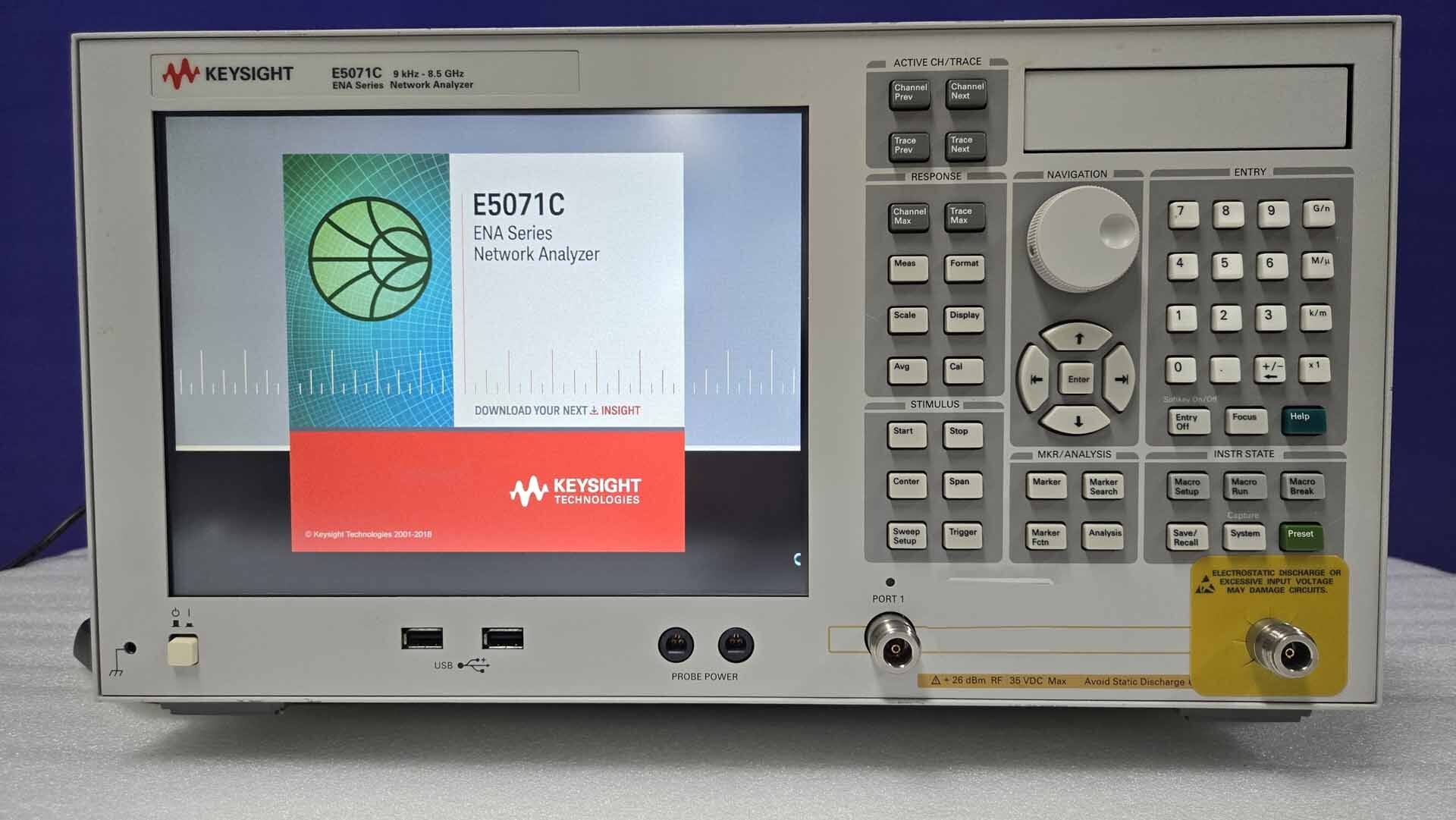 사진 사용됨 AGILENT / HP / HEWLETT-PACKARD / KEYSIGHT E5071C 판매용