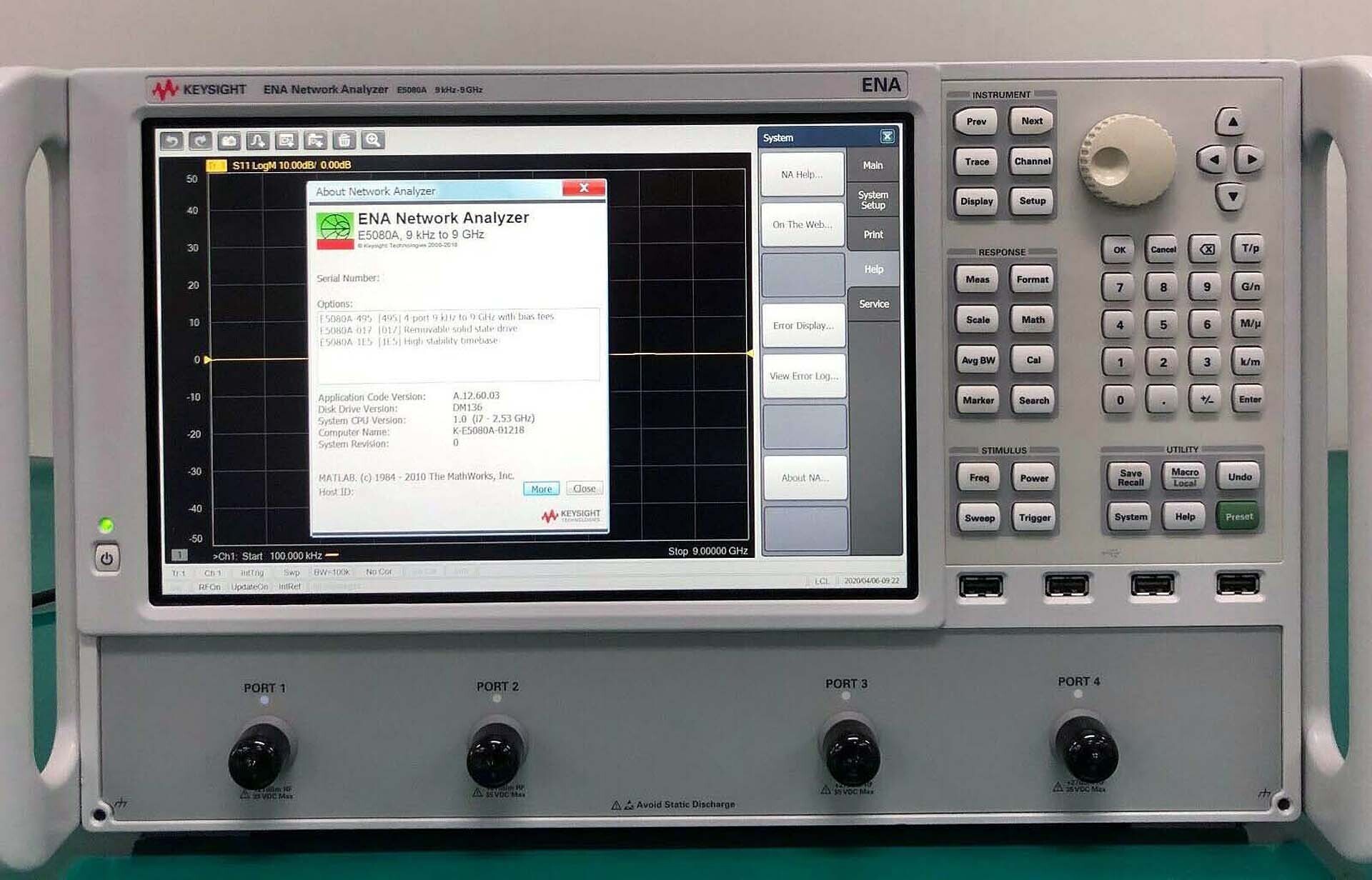 Foto Verwendet AGILENT / HP / HEWLETT-PACKARD / KEYSIGHT E5080A Zum Verkauf