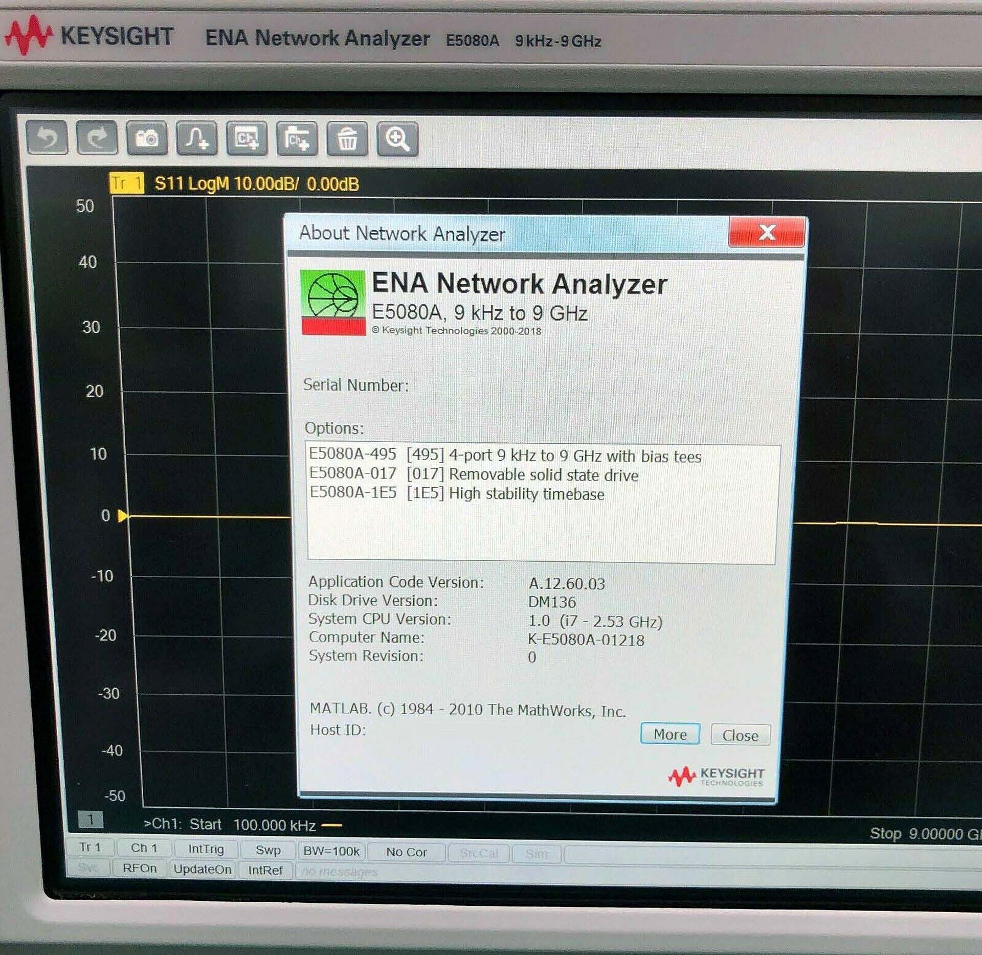 사진 사용됨 AGILENT / HP / HEWLETT-PACKARD / KEYSIGHT E5080A 판매용