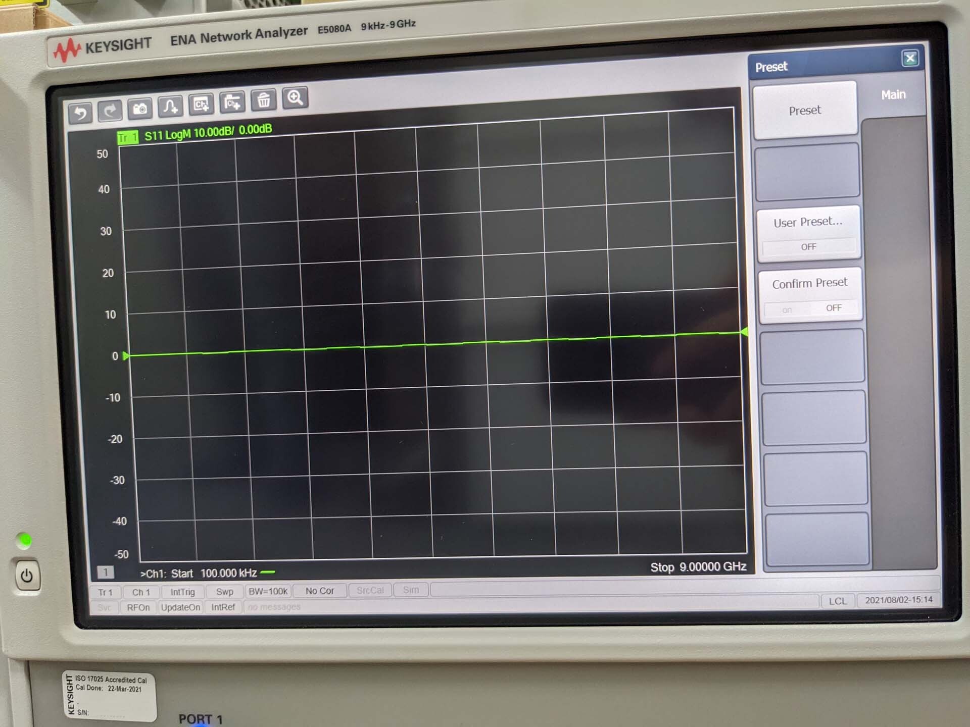 图为 已使用的 AGILENT / HP / HEWLETT-PACKARD / KEYSIGHT E5080A 待售