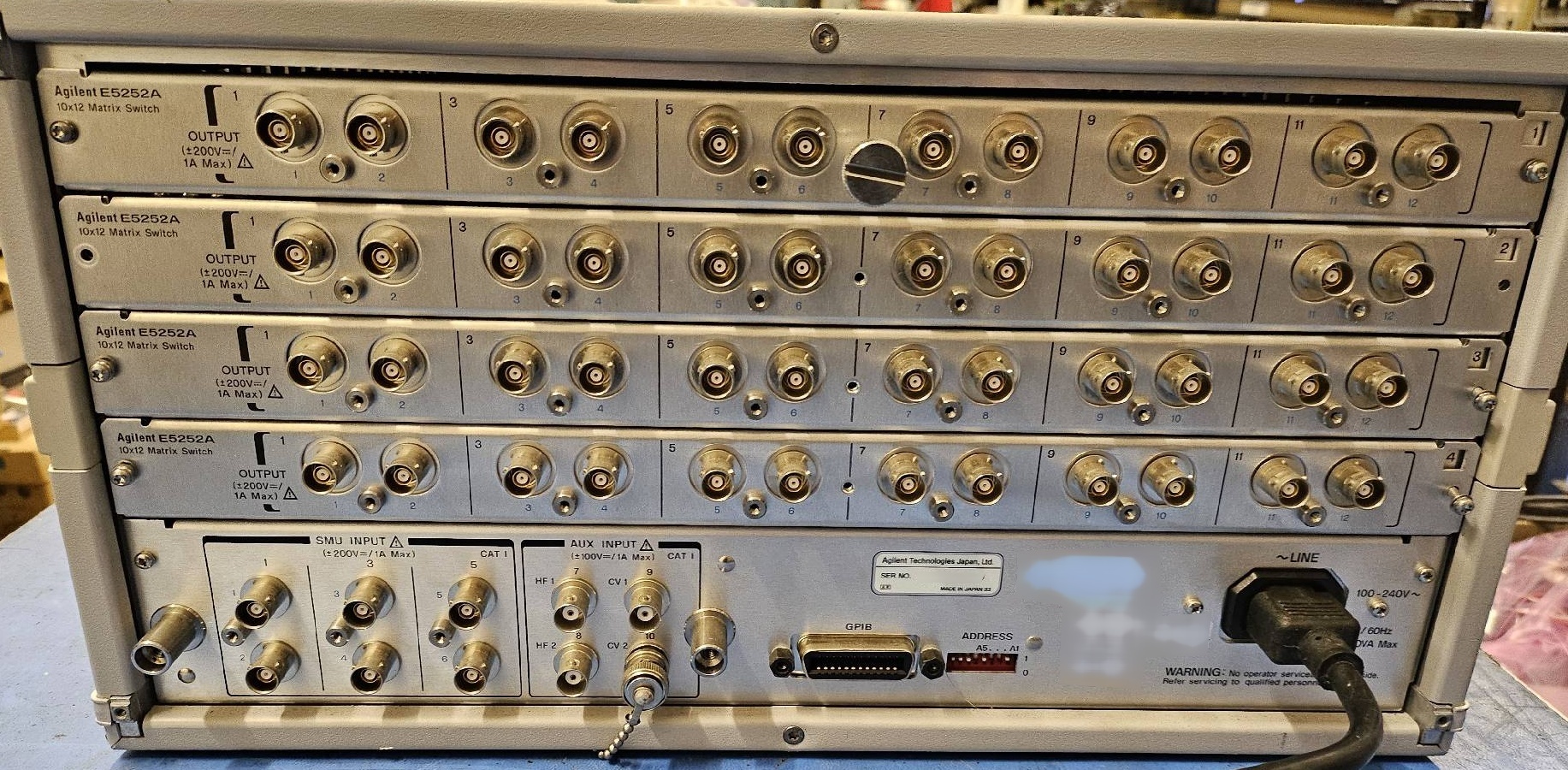 フォト（写真） 使用される AGILENT / HP / HEWLETT-PACKARD / KEYSIGHT E5250A 販売のために