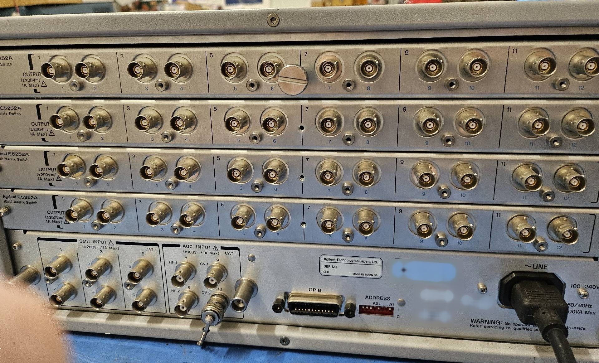 フォト（写真） 使用される AGILENT / HP / HEWLETT-PACKARD / KEYSIGHT E5250A 販売のために