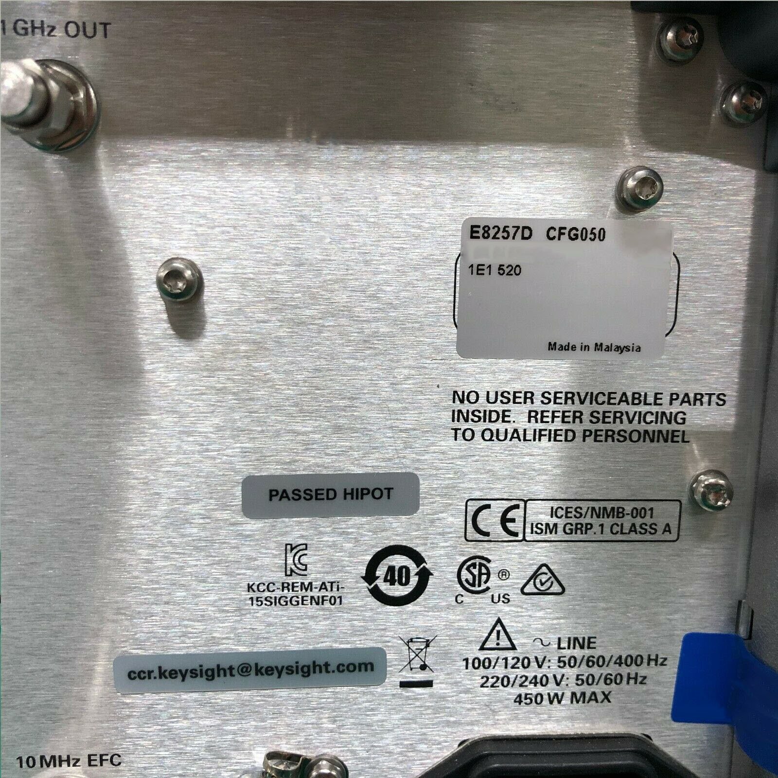 Foto Verwendet AGILENT / HP / HEWLETT-PACKARD / KEYSIGHT E8257D Zum Verkauf