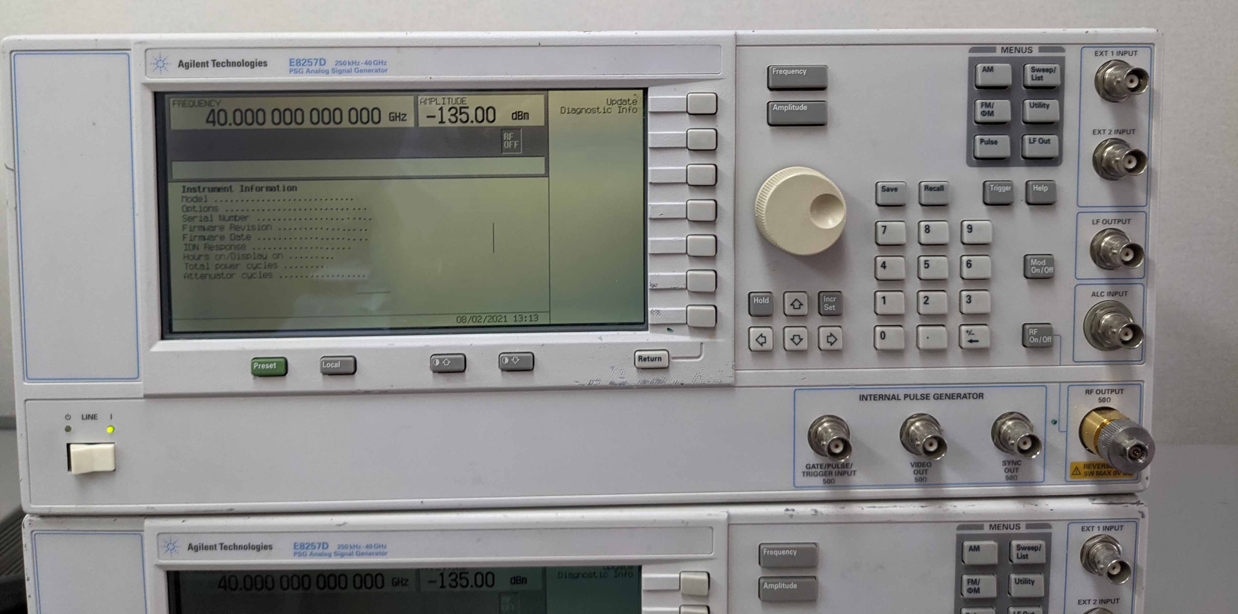 圖為 已使用的 AGILENT / HP / HEWLETT-PACKARD / KEYSIGHT E8257D 待售