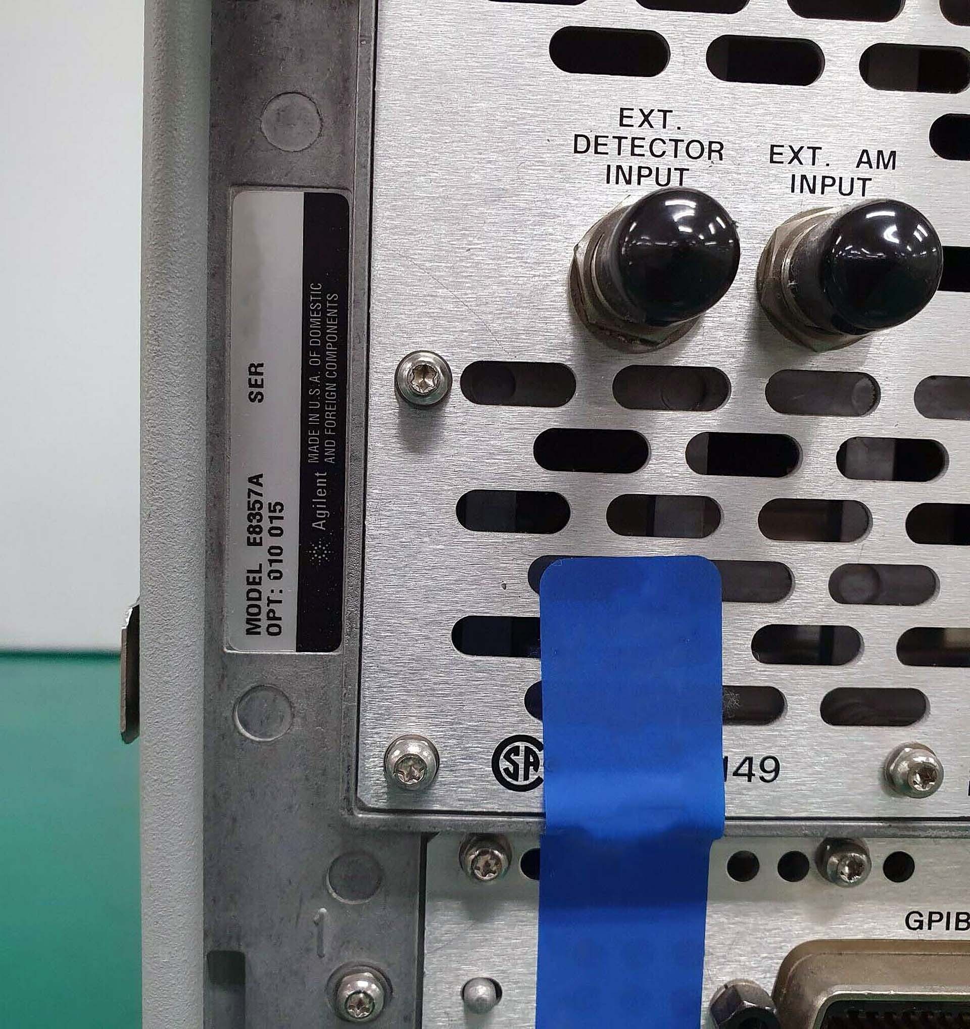 Photo Used AGILENT / HP / HEWLETT-PACKARD / KEYSIGHT E8357A For Sale