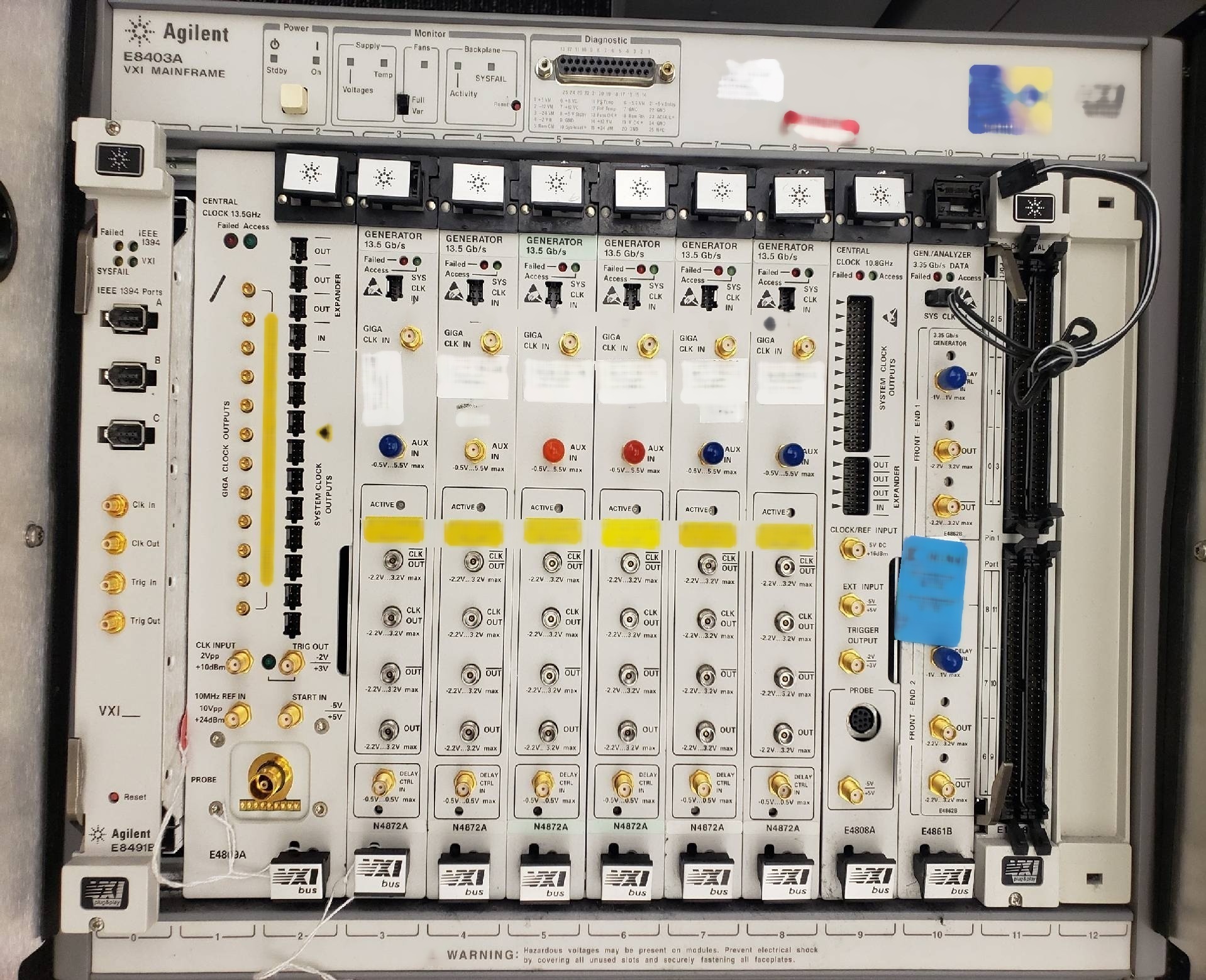 フォト（写真） 使用される AGILENT / HP / HEWLETT-PACKARD / KEYSIGHT E8403A 販売のために