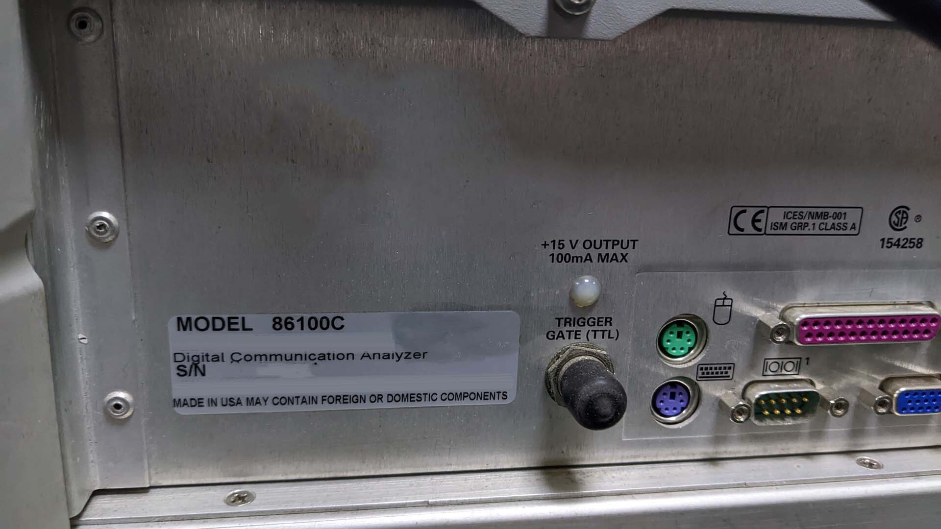 Foto Verwendet AGILENT / HP / HEWLETT-PACKARD / KEYSIGHT Infiniium DCA-J 86100C Zum Verkauf