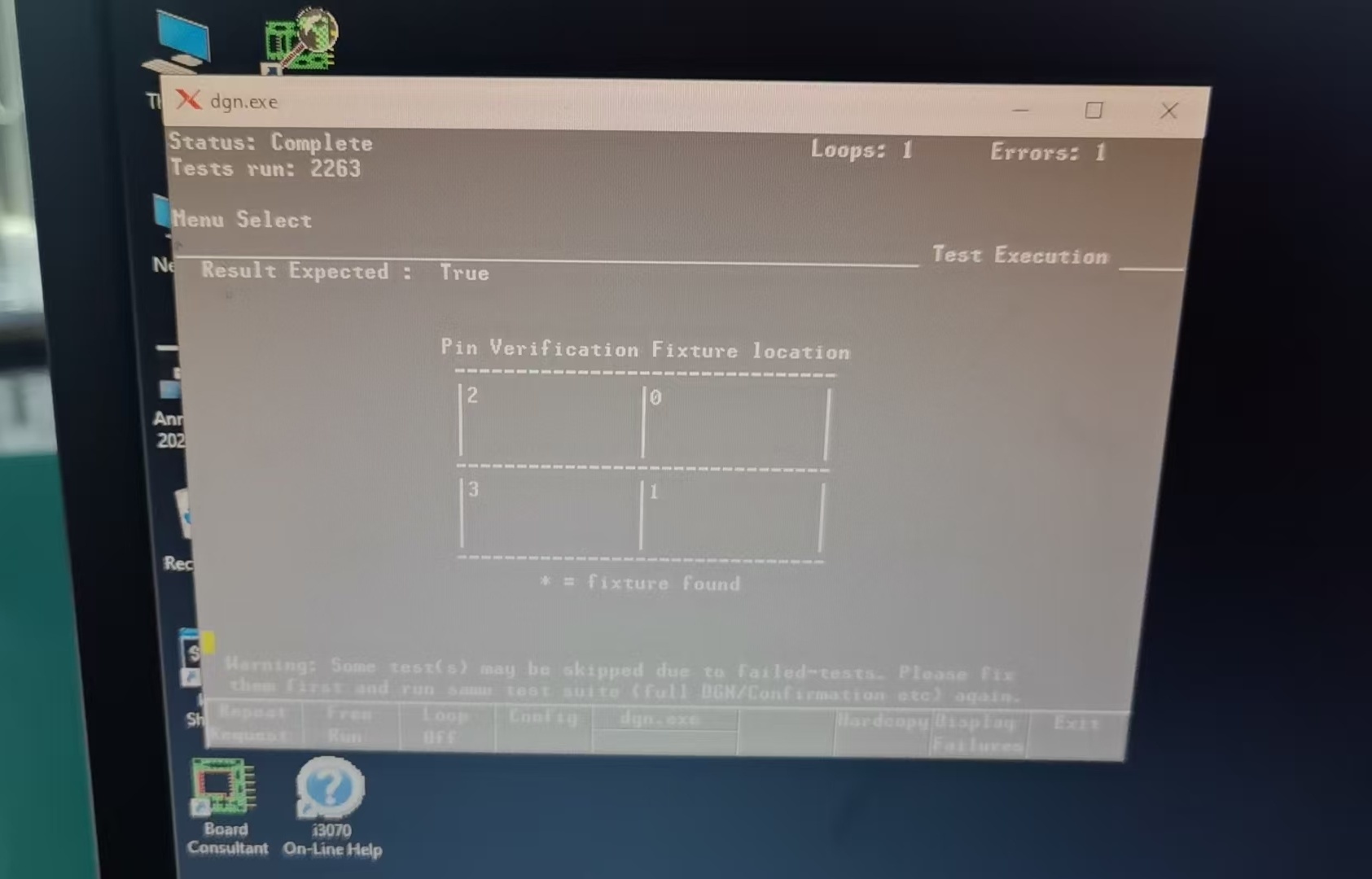 Foto Verwendet AGILENT / HP / HEWLETT-PACKARD / KEYSIGHT Medalist i3070 Series 5 Zum Verkauf