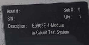 圖為 已使用的 AGILENT / HP / HEWLETT-PACKARD / KEYSIGHT Medalist i3070 Series 5 待售