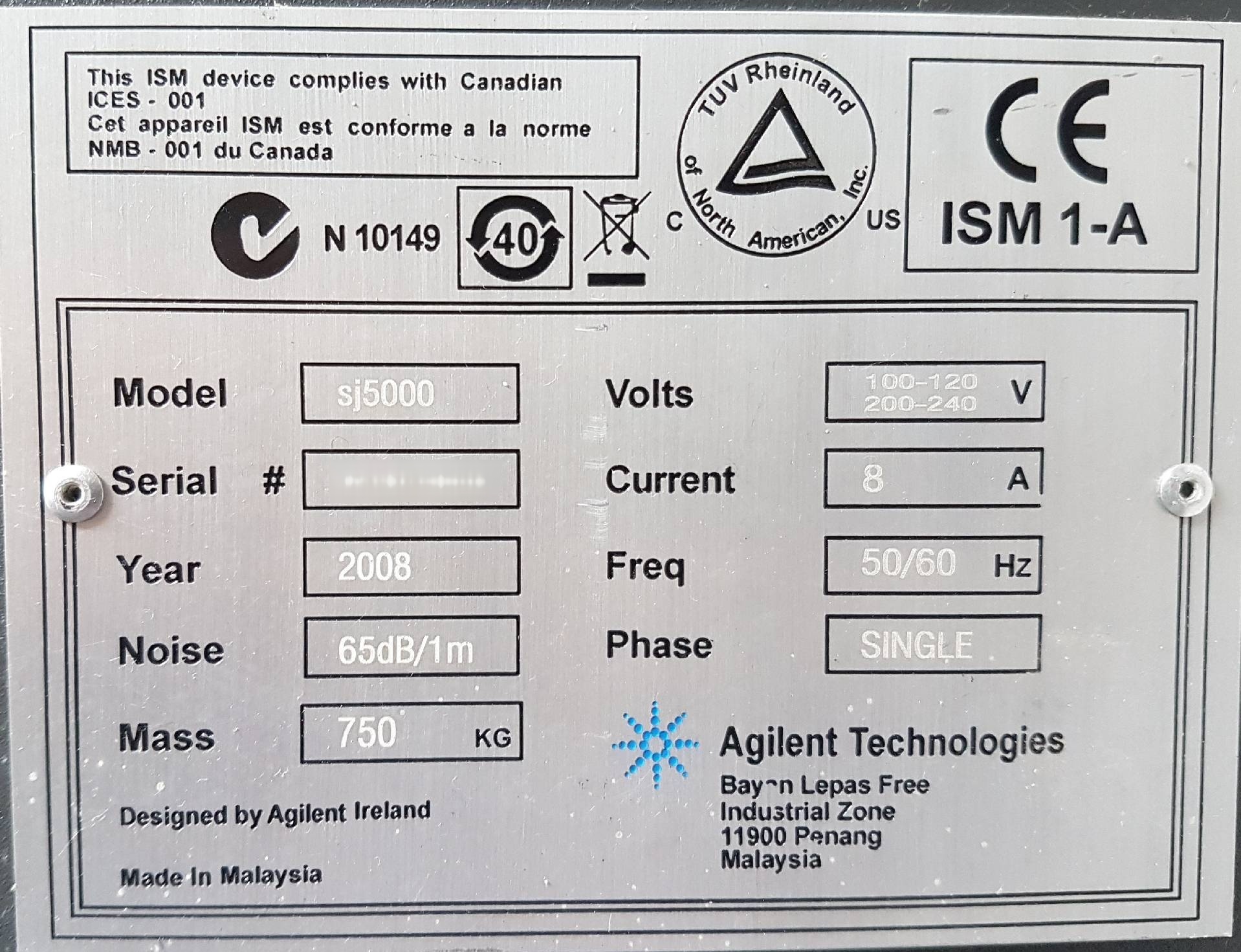 사진 사용됨 AGILENT / HP / HEWLETT-PACKARD / KEYSIGHT Medalist SJ5000 판매용