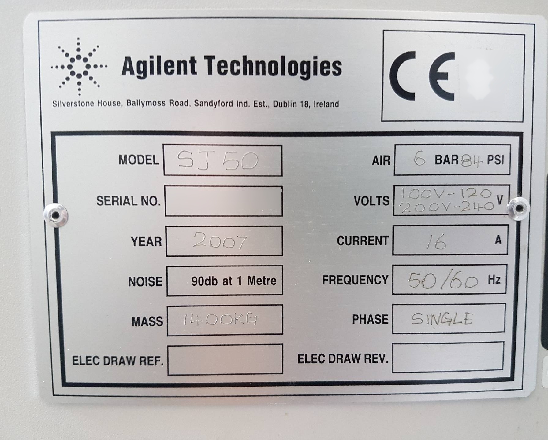 图为 已使用的 AGILENT / HP / HEWLETT-PACKARD / KEYSIGHT Medalist SJ50 待售