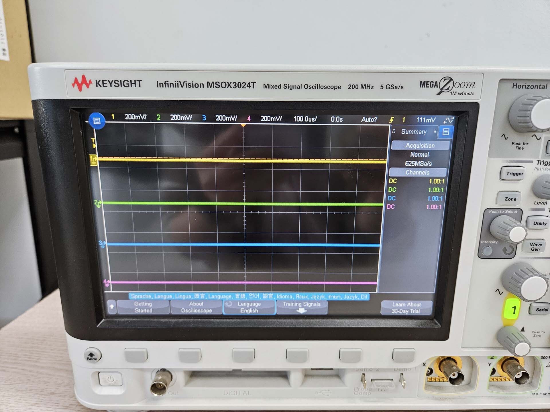 Foto Verwendet AGILENT / HP / HEWLETT-PACKARD / KEYSIGHT MSOX3024T Zum Verkauf