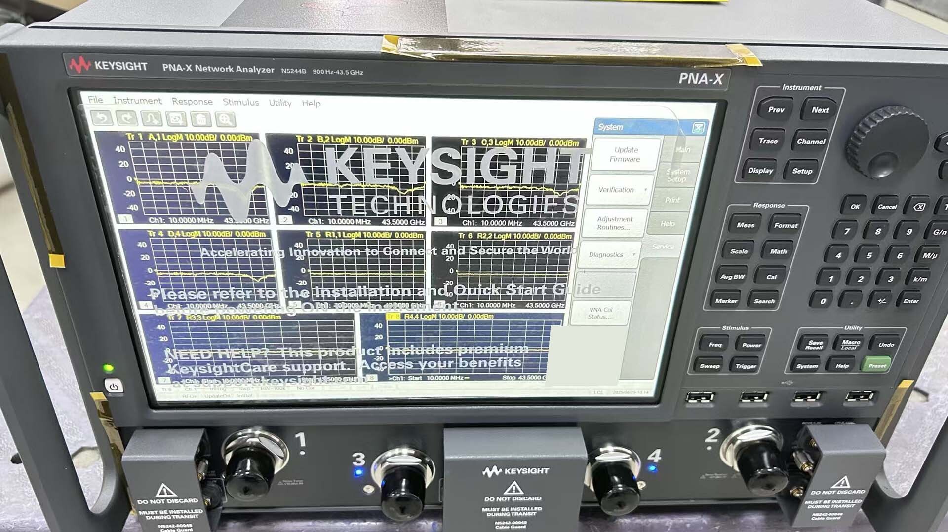 フォト（写真） 使用される AGILENT / HP / HEWLETT-PACKARD / KEYSIGHT N5244B 販売のために