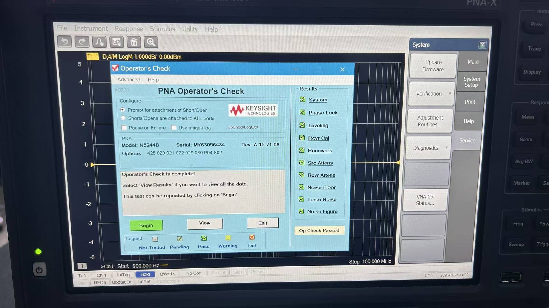 フォト（写真） 使用される AGILENT / HP / HEWLETT-PACKARD / KEYSIGHT N5244B 販売のために