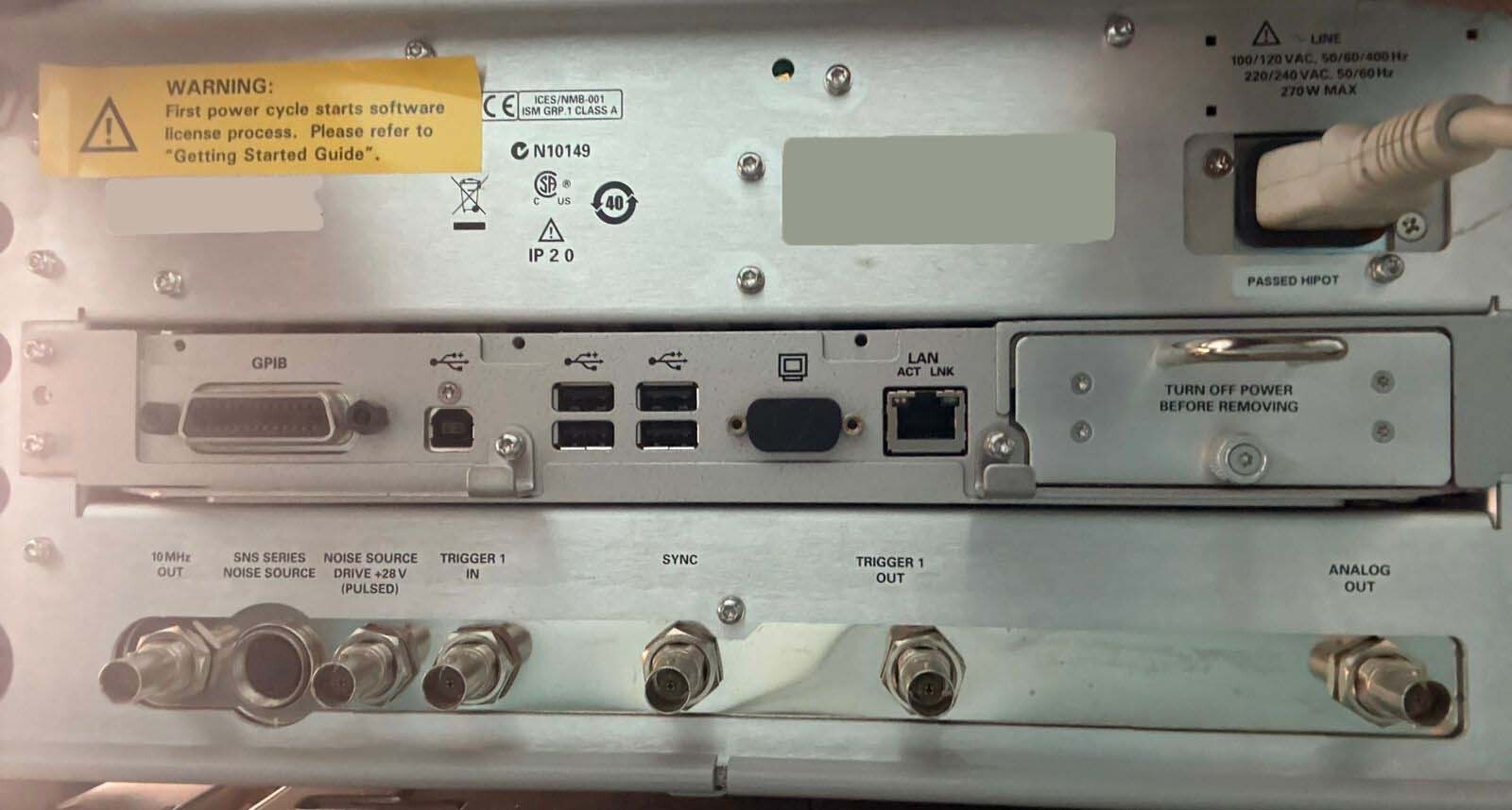 图为 已使用的 AGILENT / HP / HEWLETT-PACKARD / KEYSIGHT N9000A 待售
