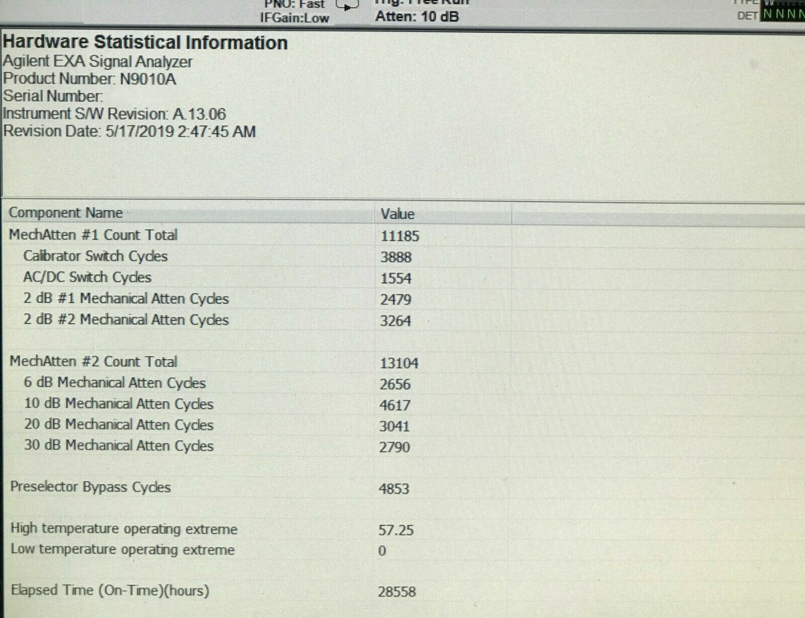 Foto Verwendet AGILENT / HP / HEWLETT-PACKARD / KEYSIGHT N9010A Zum Verkauf