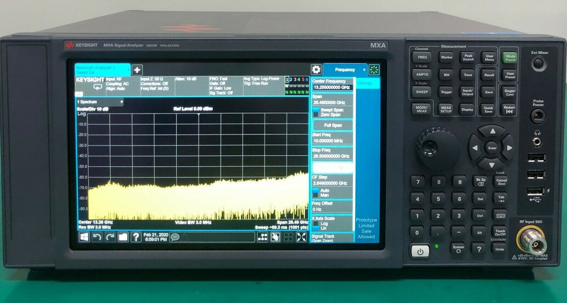 Foto Verwendet AGILENT / HP / HEWLETT-PACKARD / KEYSIGHT N9020B Zum Verkauf