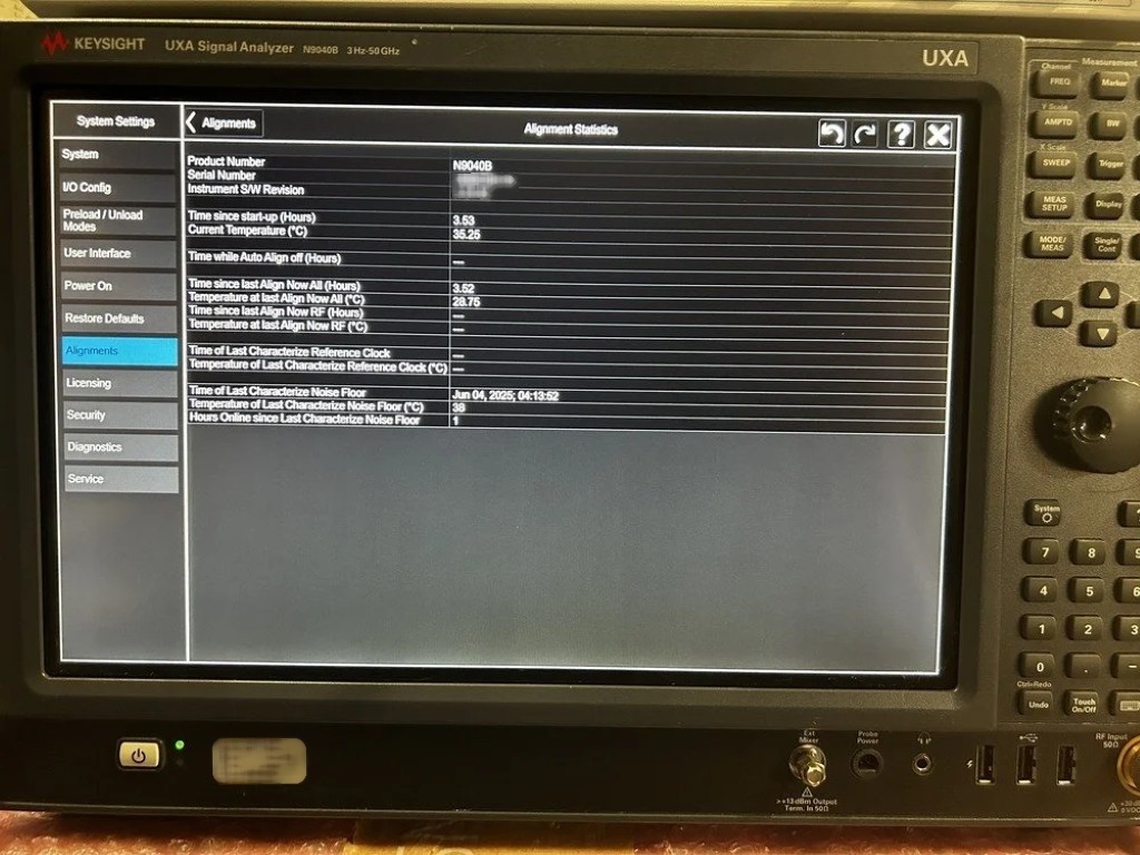 Photo Used AGILENT / HP / HEWLETT-PACKARD / KEYSIGHT N9040B For Sale