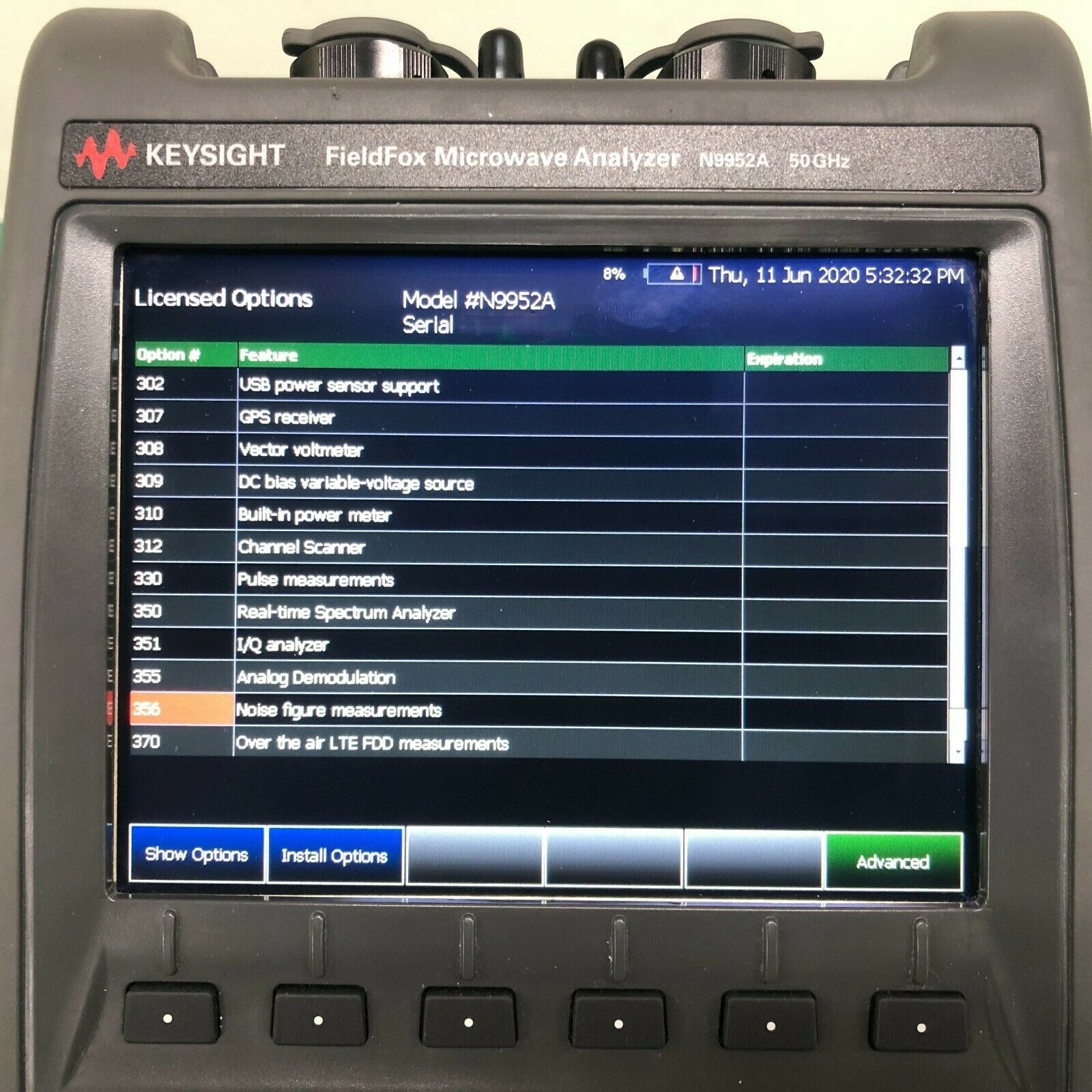 Photo Utilisé AGILENT / HP / HEWLETT-PACKARD / KEYSIGHT N9952A À vendre