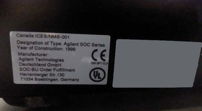 フォト（写真） 使用される AGILENT / HP / HEWLETT-PACKARD / VERIGY / ADVANTEST 93000 C200e 販売のために