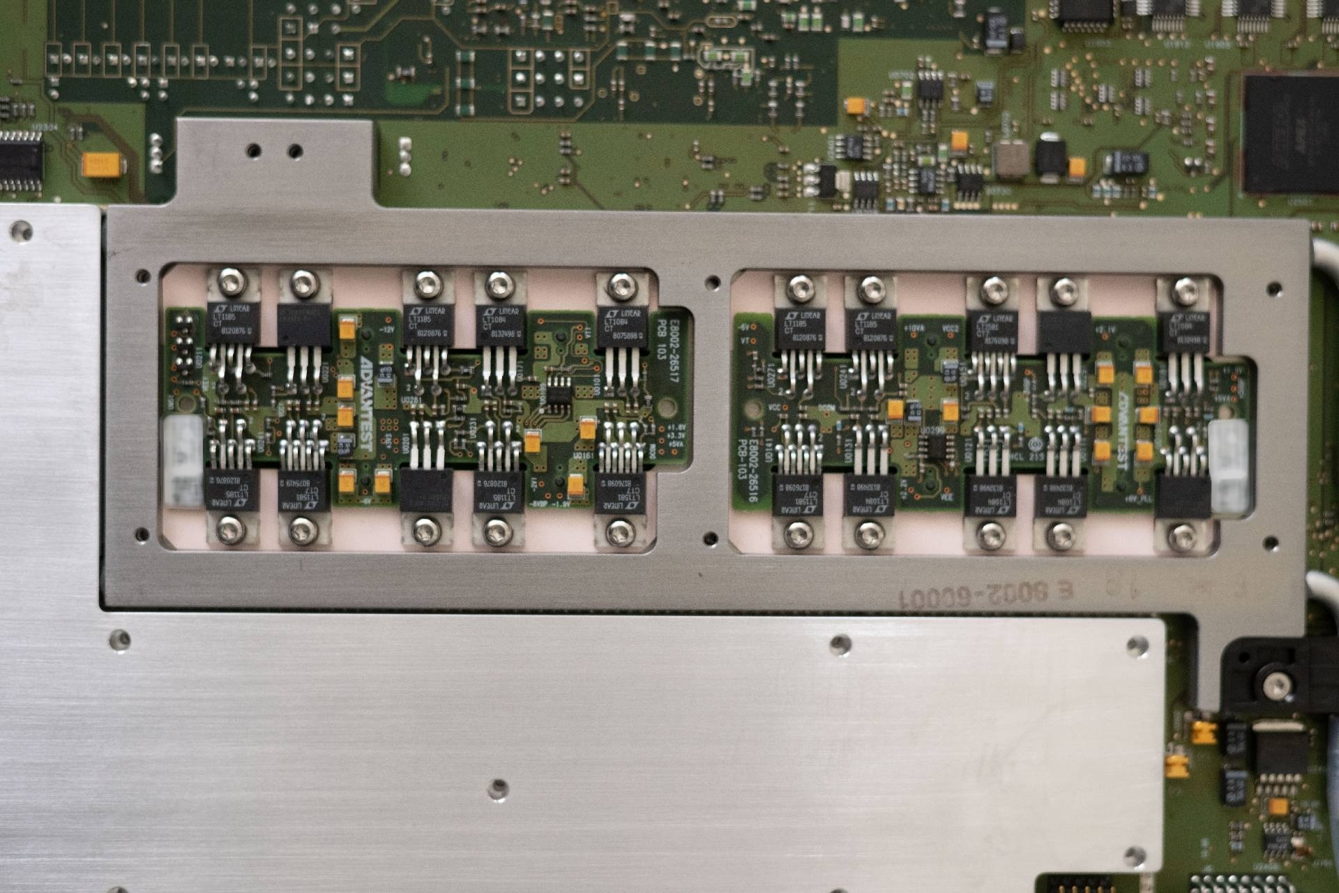 Photo Used AGILENT / HP / HEWLETT-PACKARD / VERIGY / ADVANTEST Lot of boards For Sale