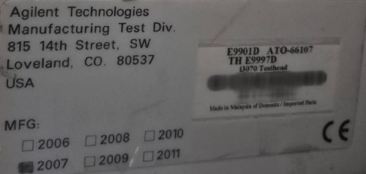 Foto Verwendet AGILENT E9901D ATO-66107 Zum Verkauf