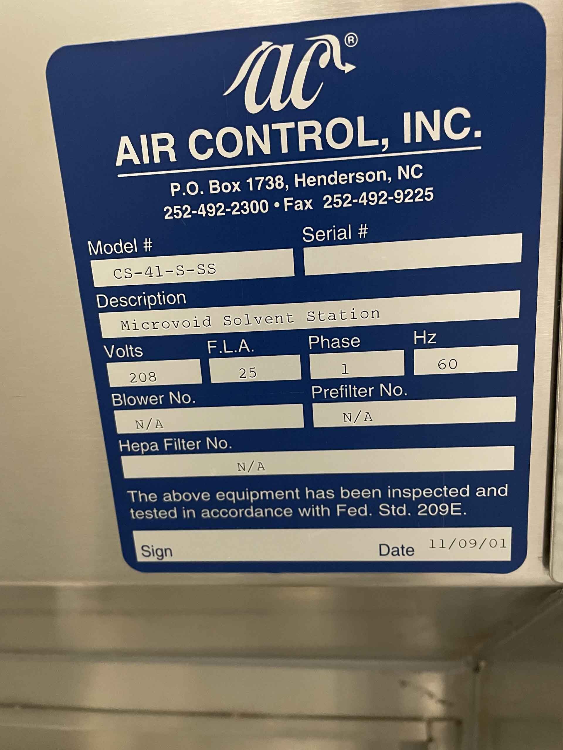 Photo Used AIR CONTROL INC CS-41 For Sale