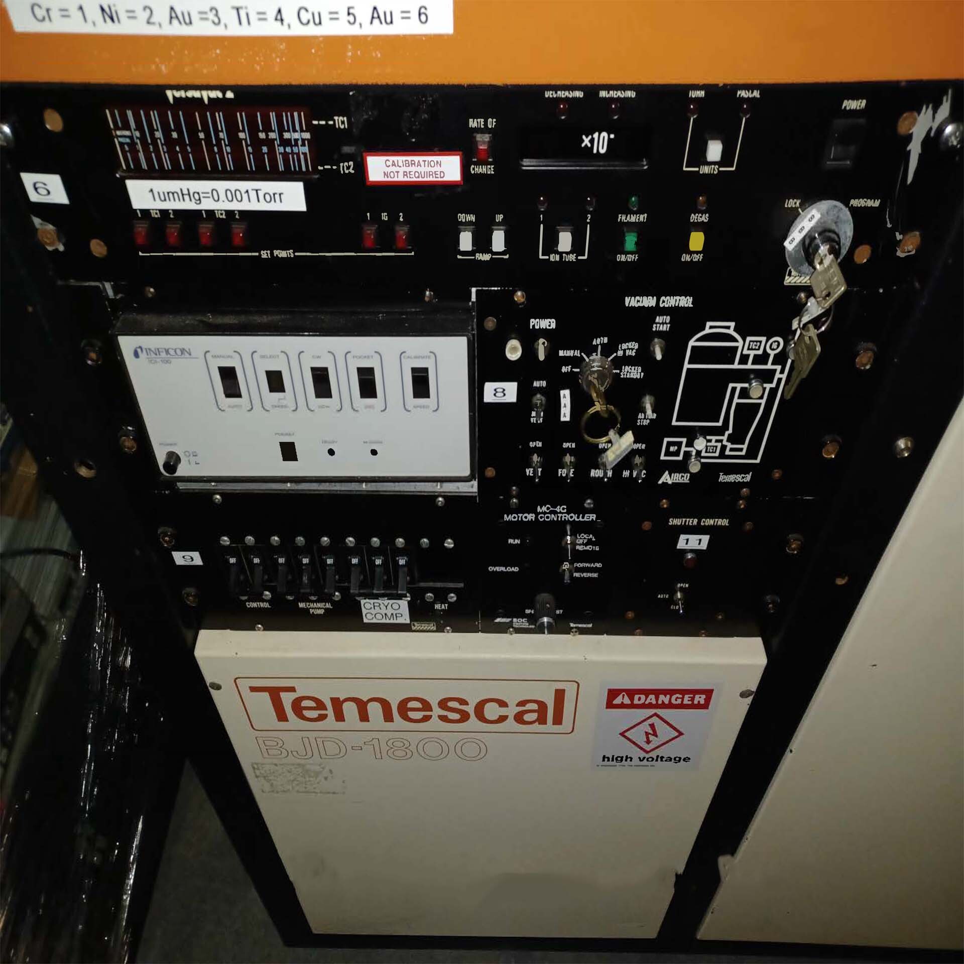 Photo Used AIRCO TEMESCAL BJD-1800 For Sale