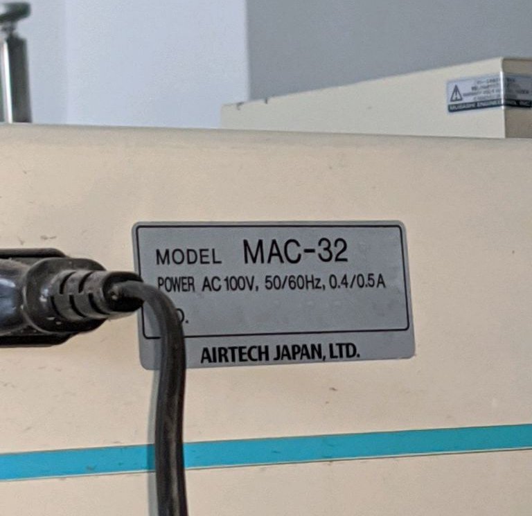Photo Used AIRTECH MAC-32 For Sale
