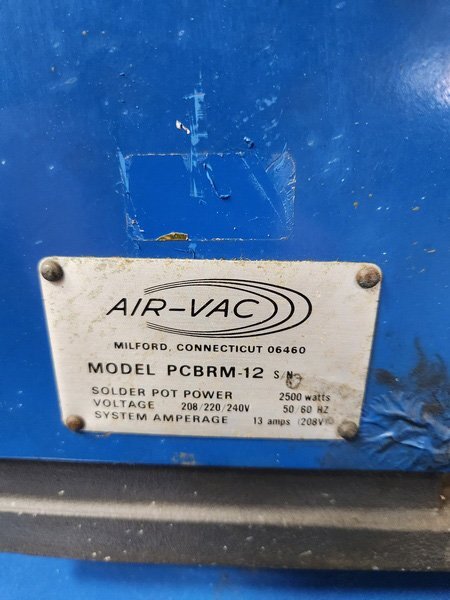 Photo Utilisé AIRVAC / ZEVAC PCBRM-12 À vendre