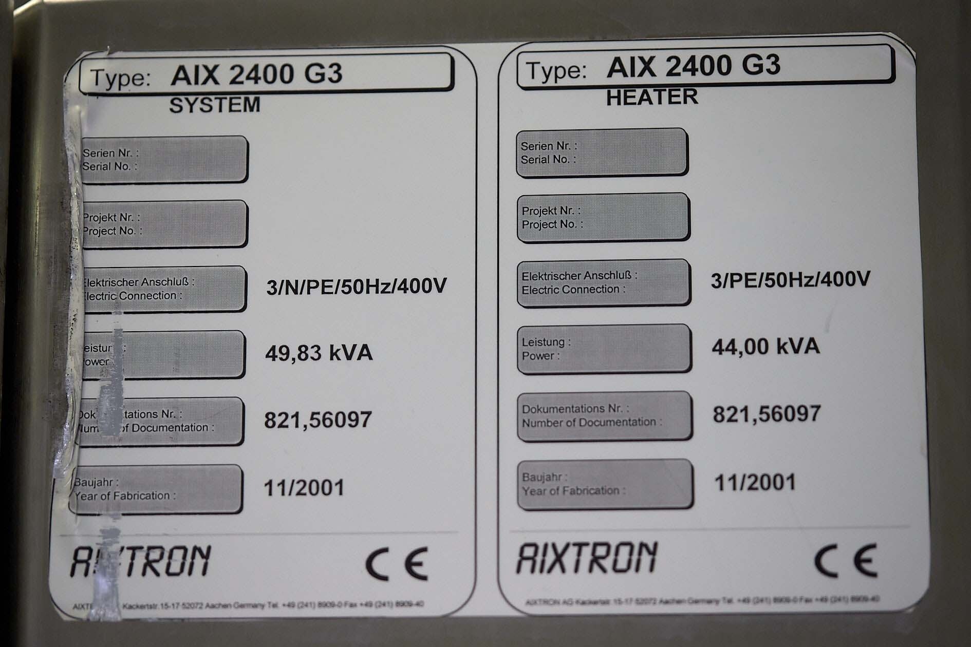 Foto Verwendet AIXTRON 2400 G3 Zum Verkauf